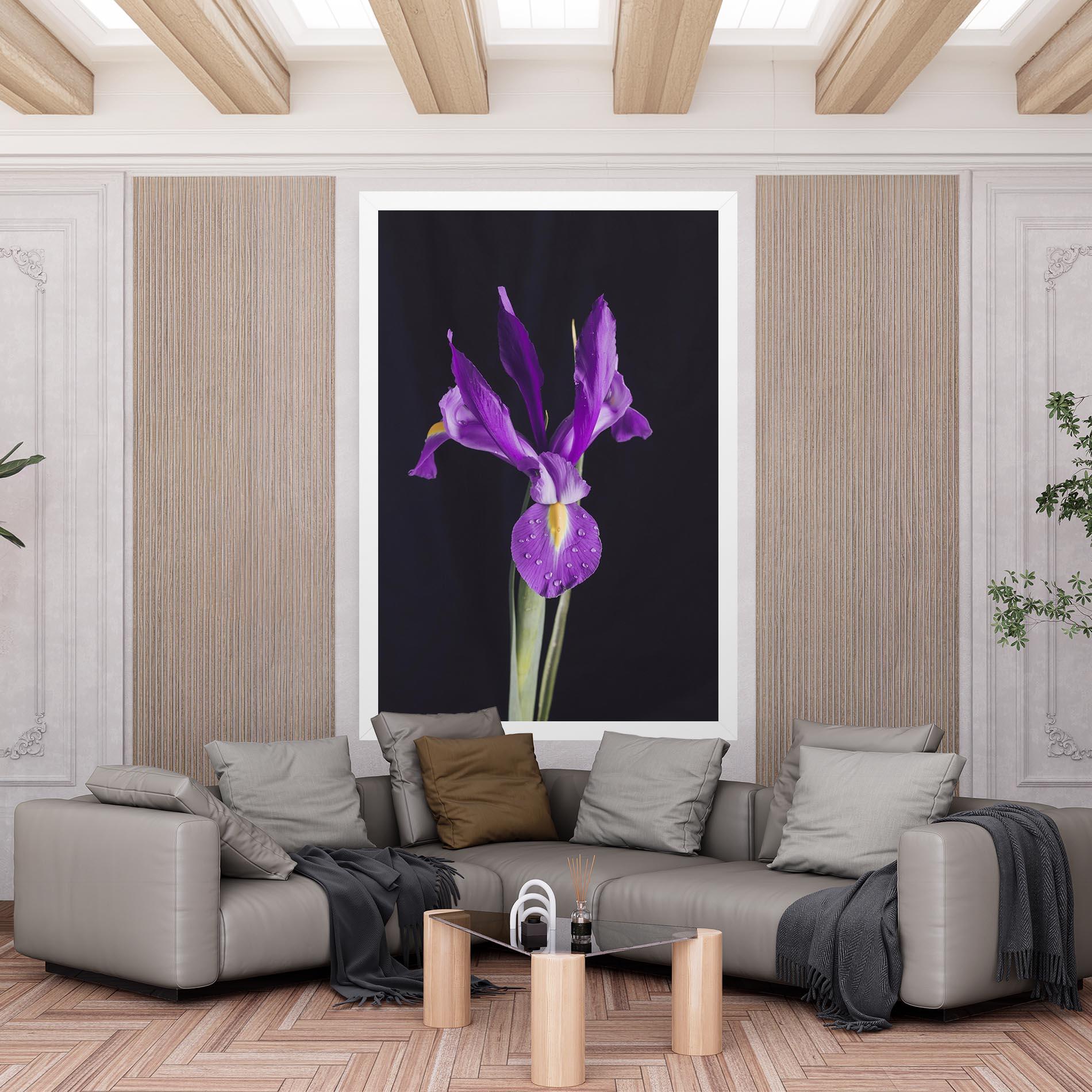 Vászonkép Fresh Purple Iris mockup 6