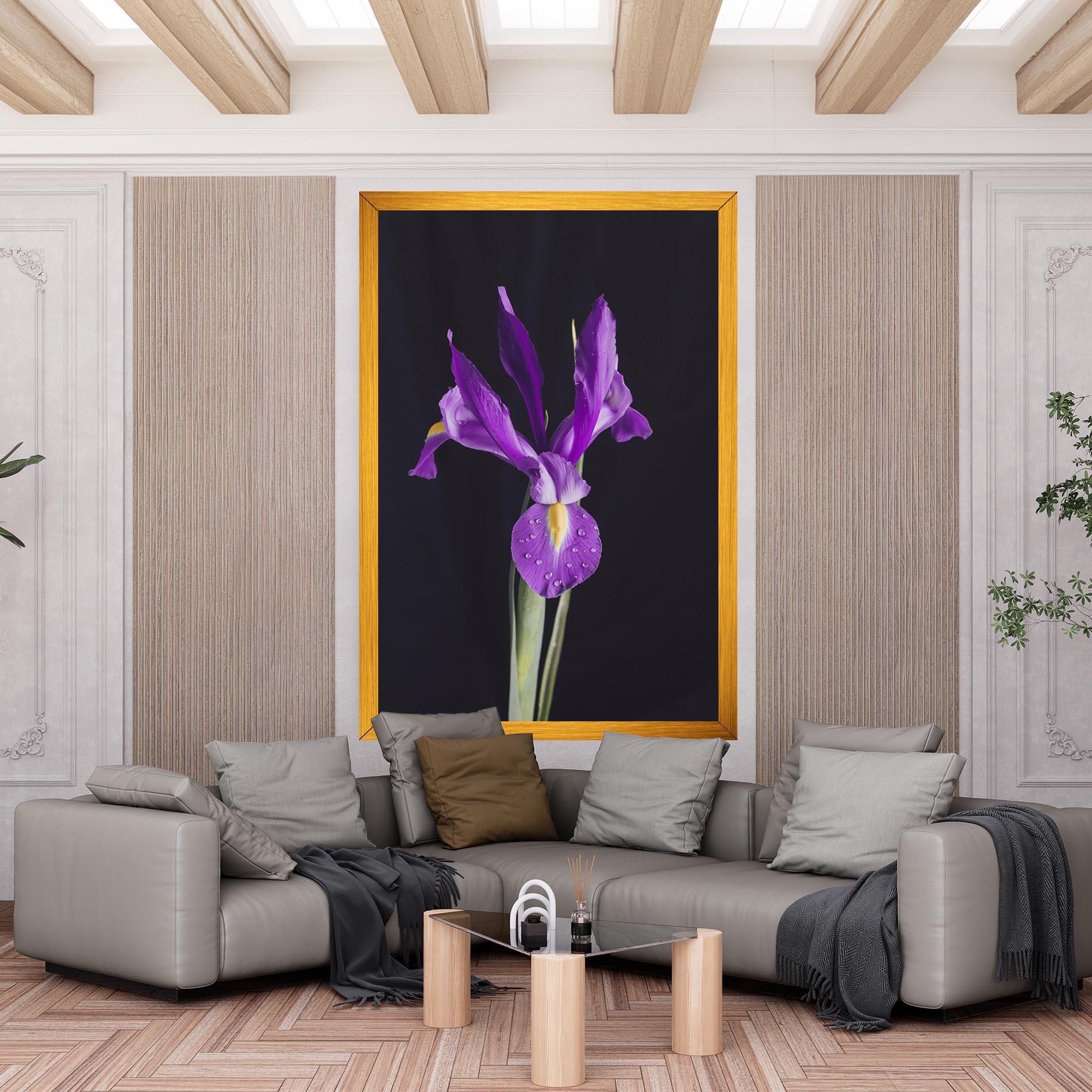 Vászonkép Fresh Purple Iris mockup 6
