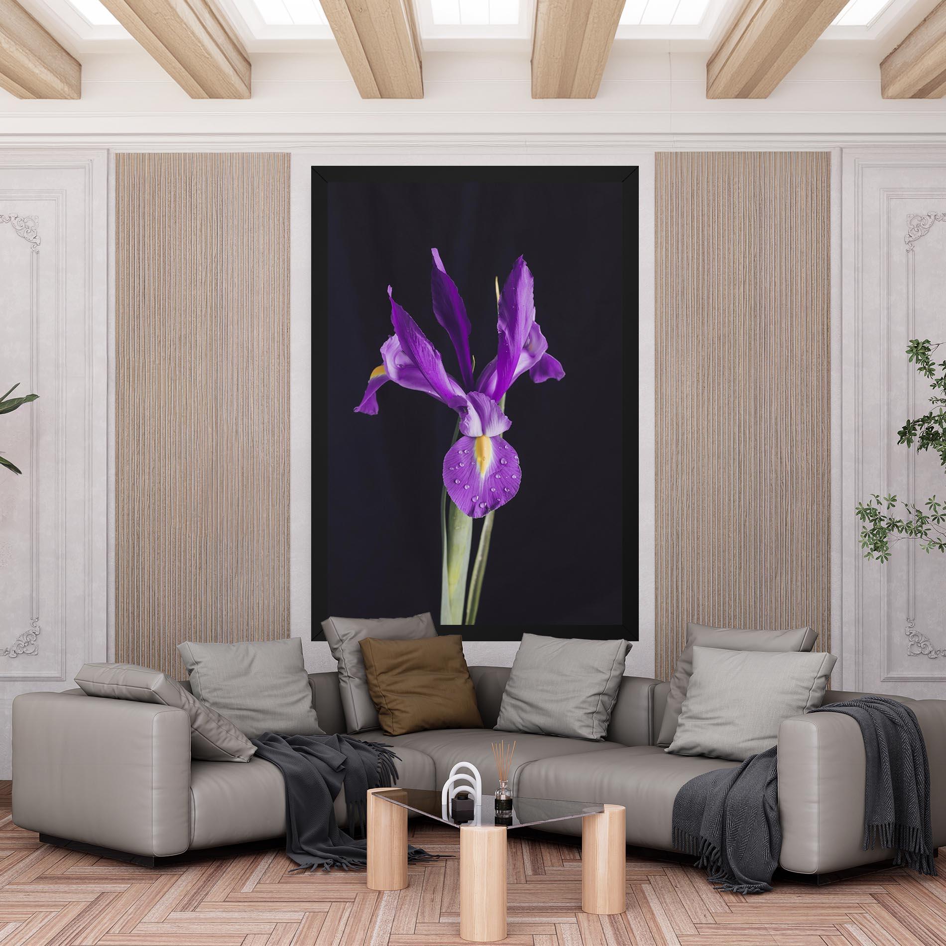 Vászonkép Fresh Purple Iris mockup 6