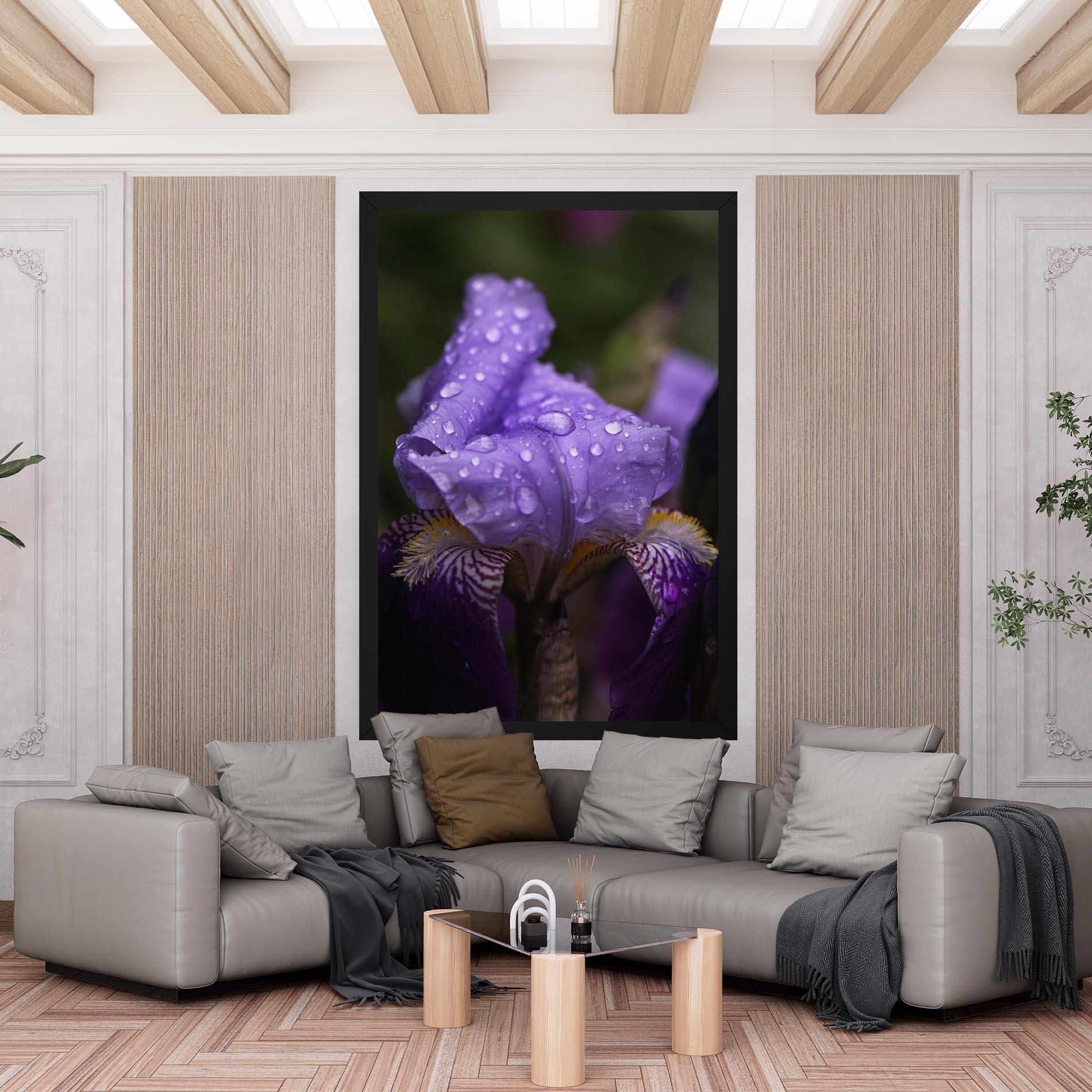 Vászonkép Rain In The Garden mockup 6