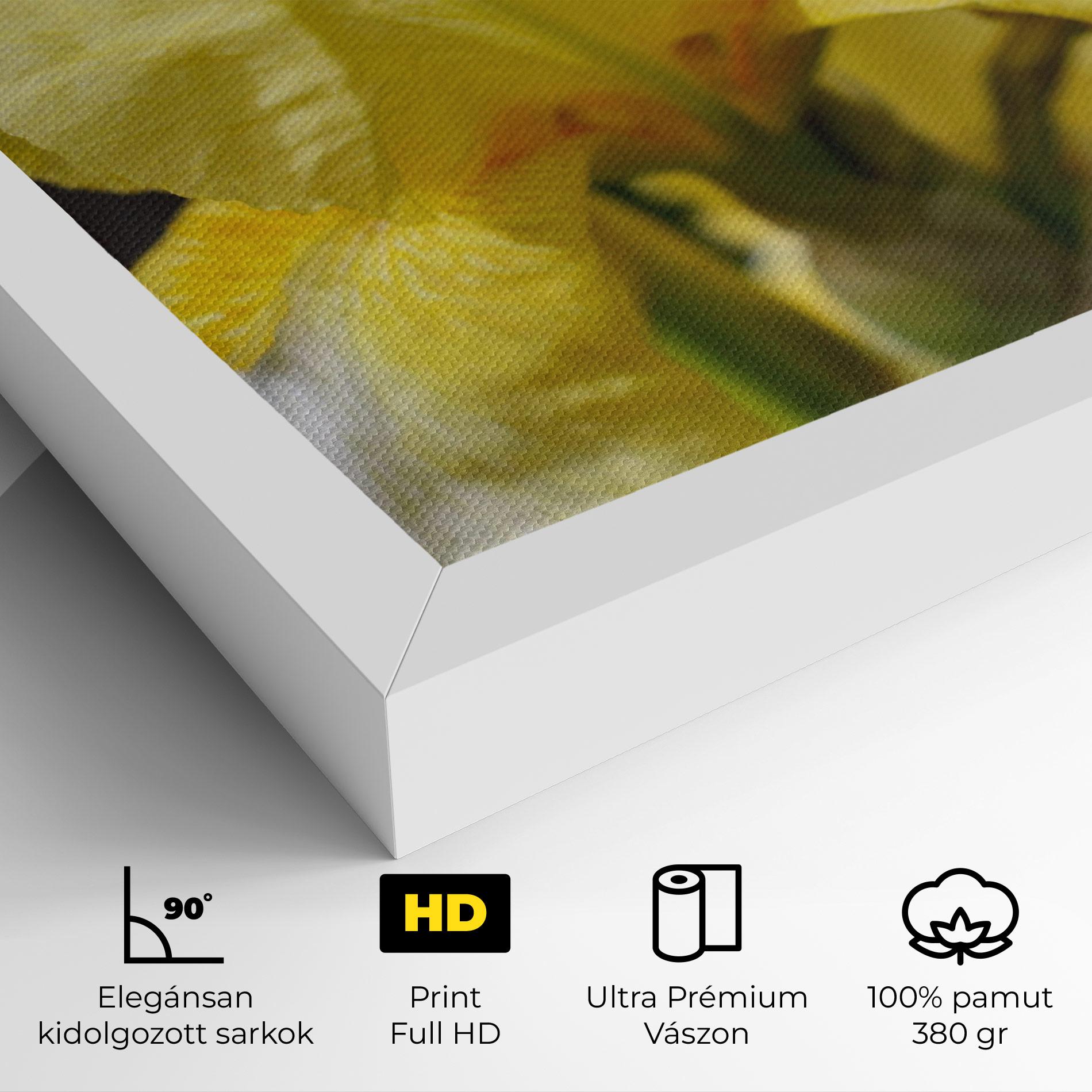 Vászonkép Garden Yellow Iris mockup 4