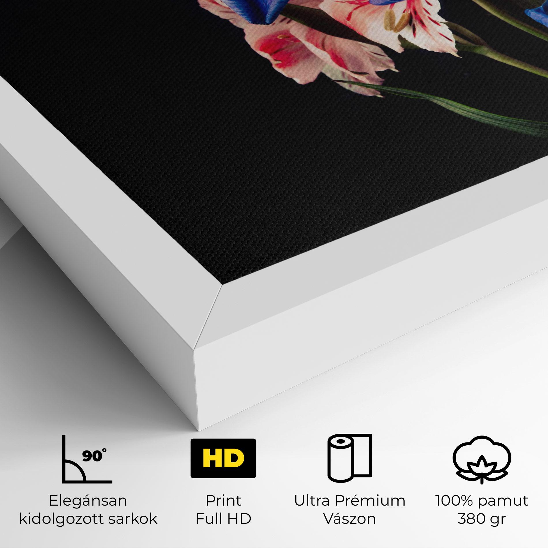 Vászonkép Iris Bouquet mockup 4