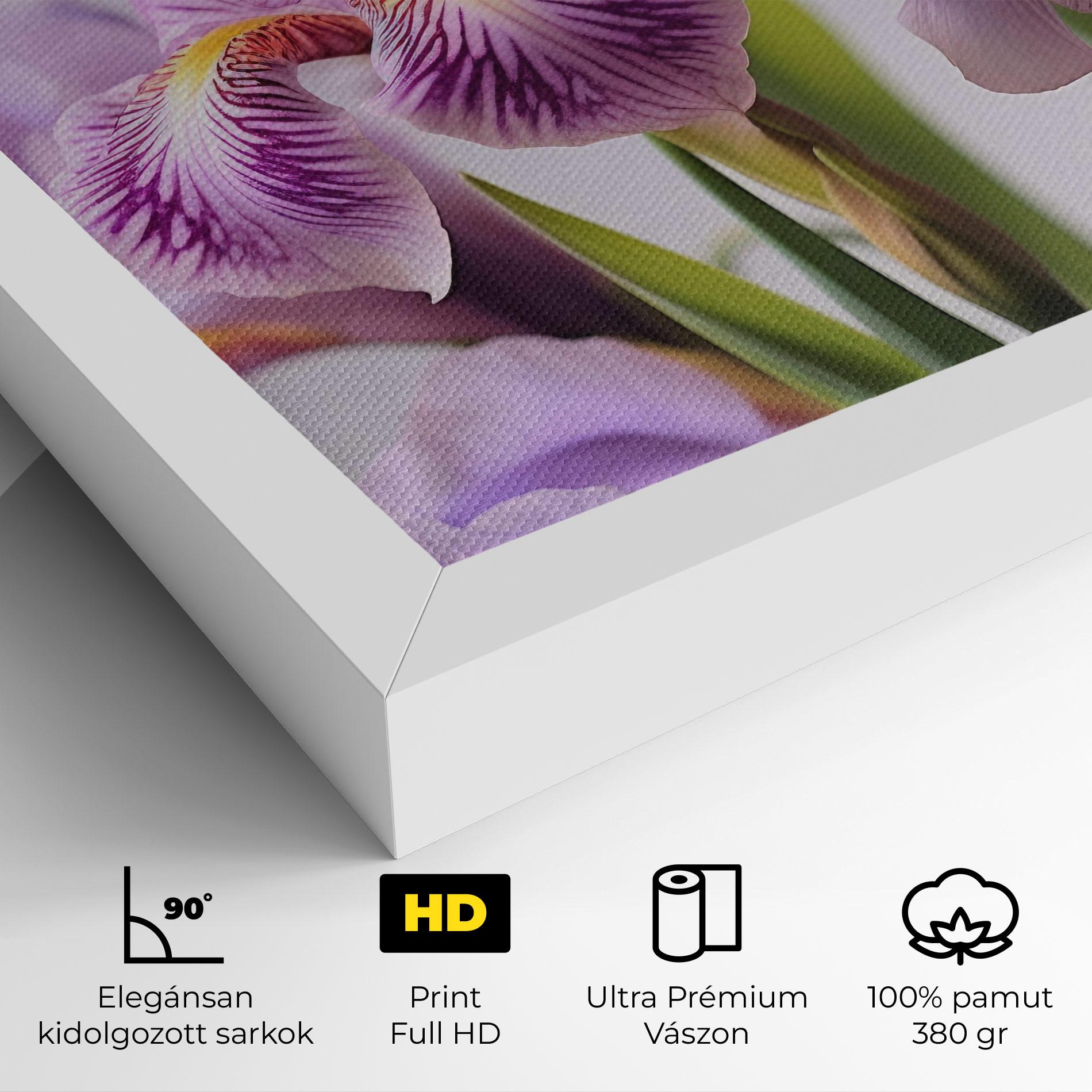 Vászonkép Iris In Vase mockup 4