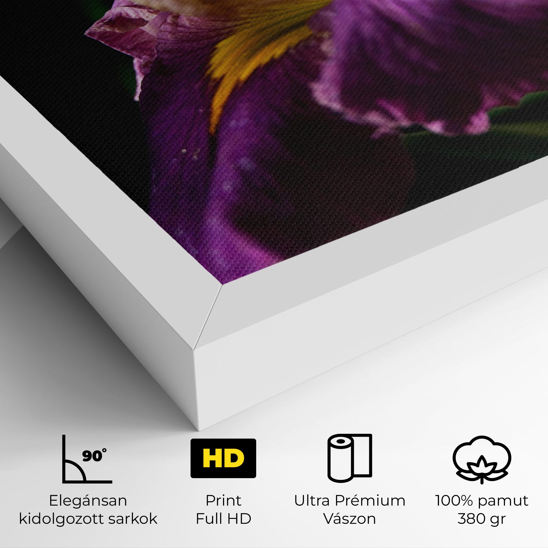 Vászonkép Pastel Yellow Iris mockup 4