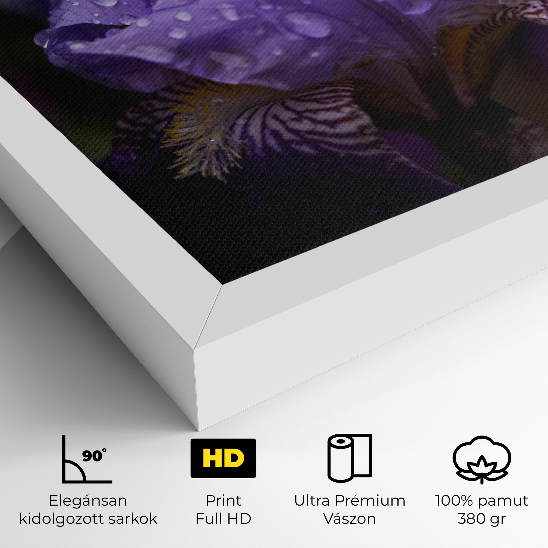Vászonkép Rain In The Garden mockup 4