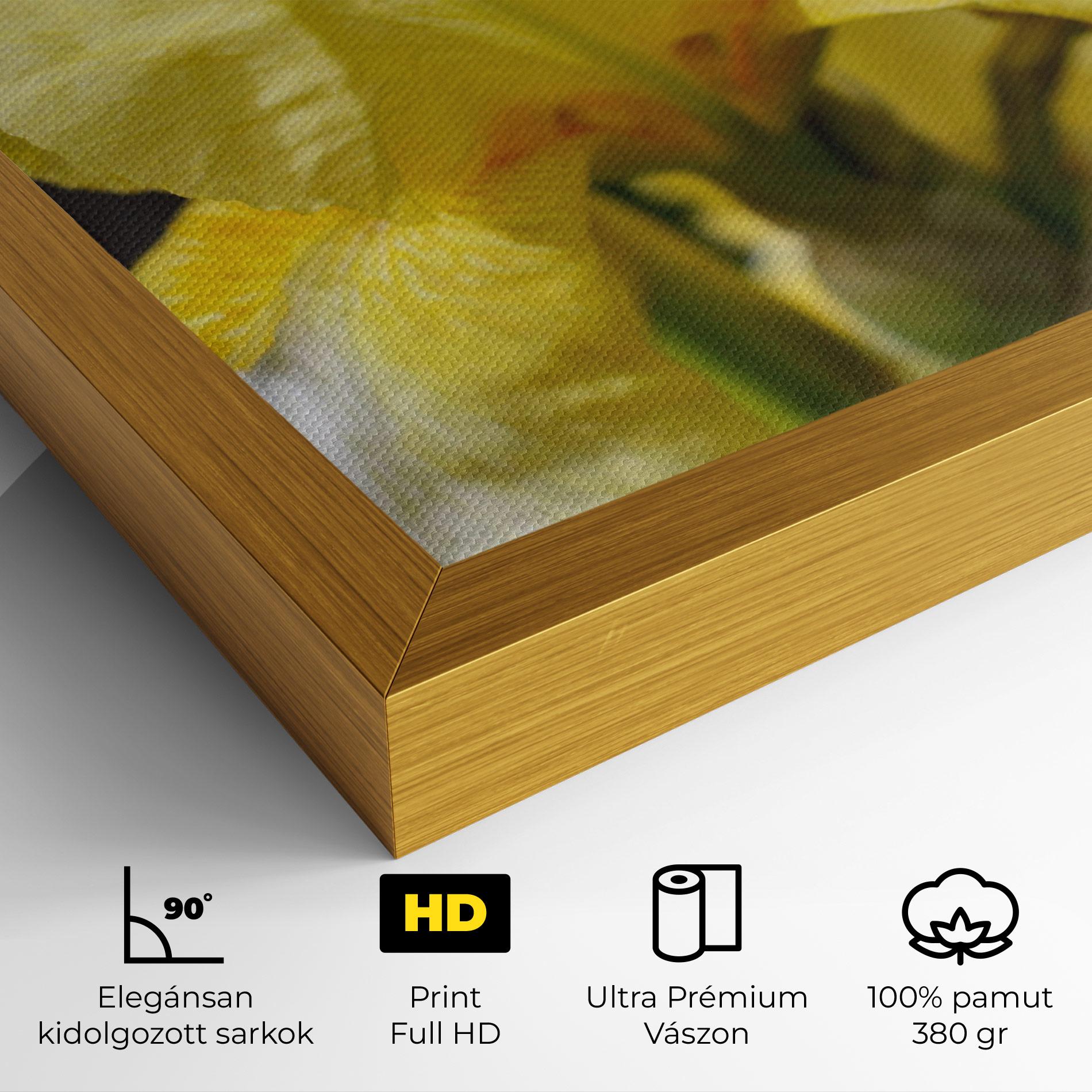 Vászonkép Garden Yellow Iris mockup 4