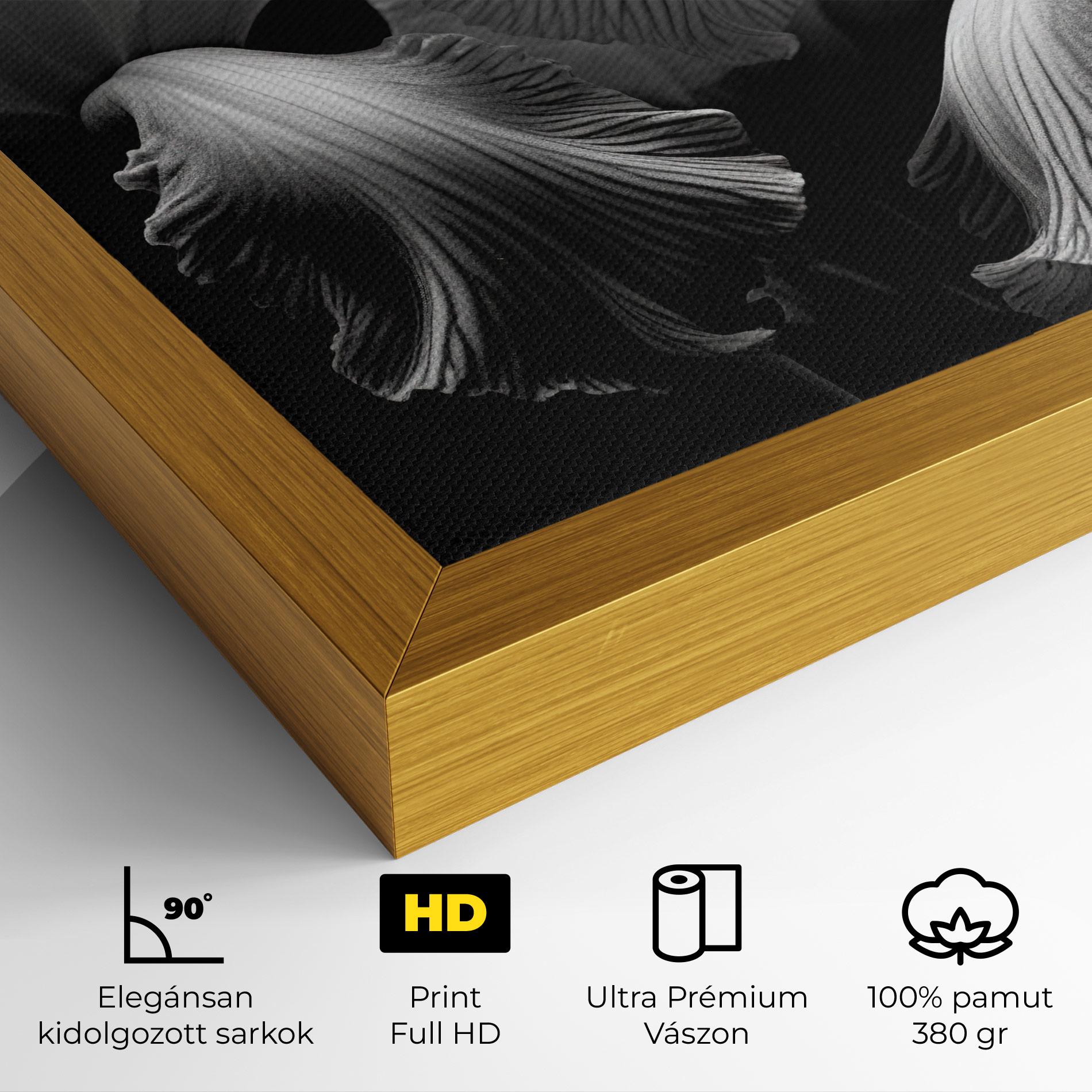 Vászonkép Grey Iris mockup 4