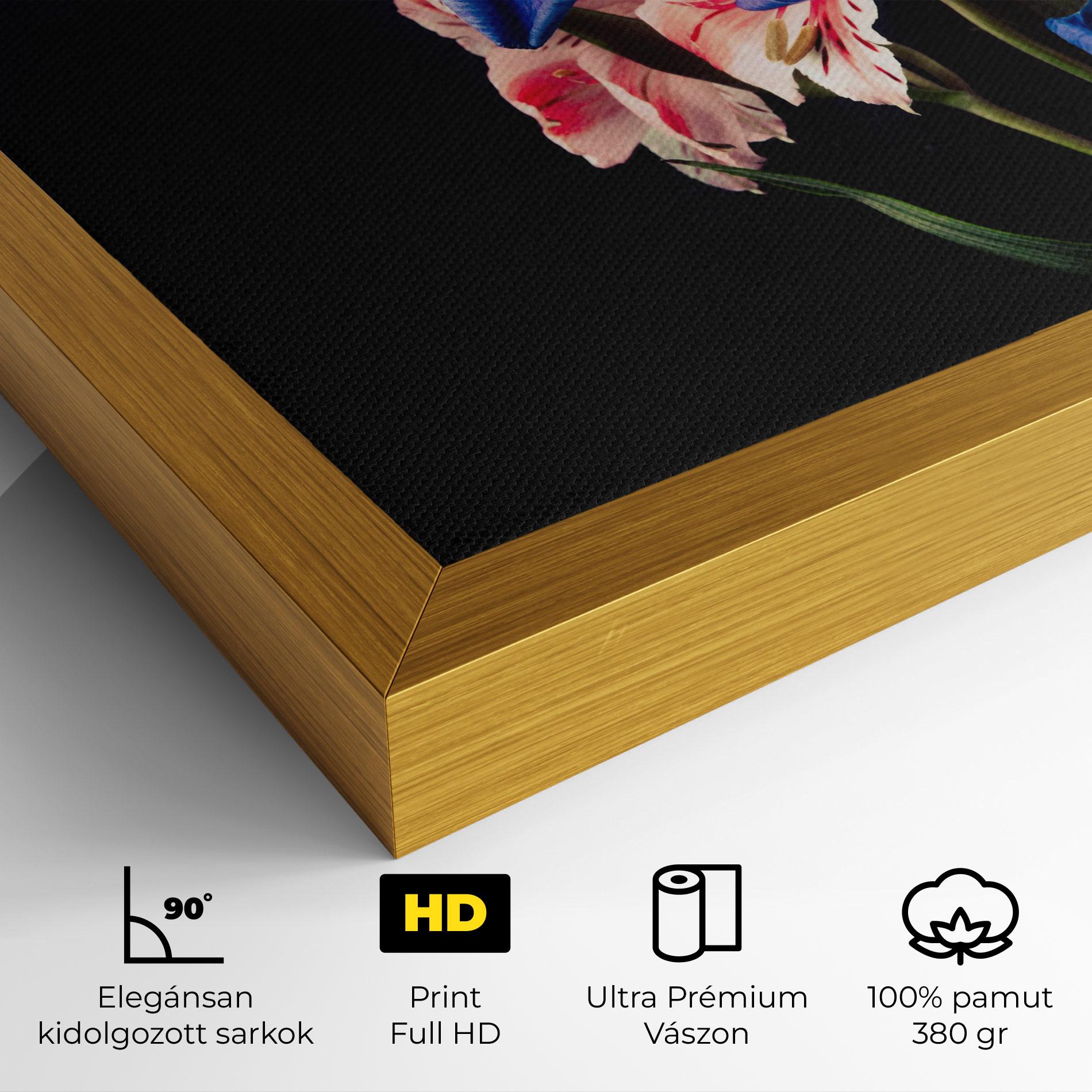 Vászonkép Iris Bouquet mockup 4
