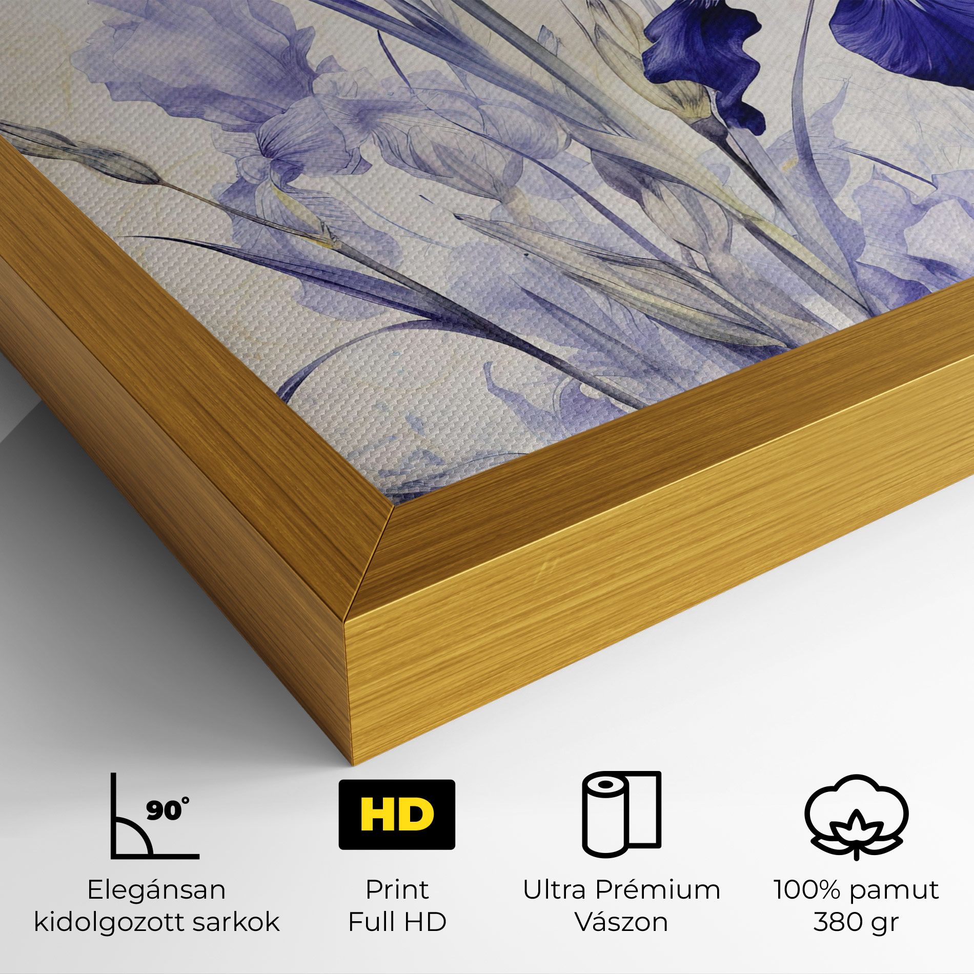 Irises Painting mockup 4