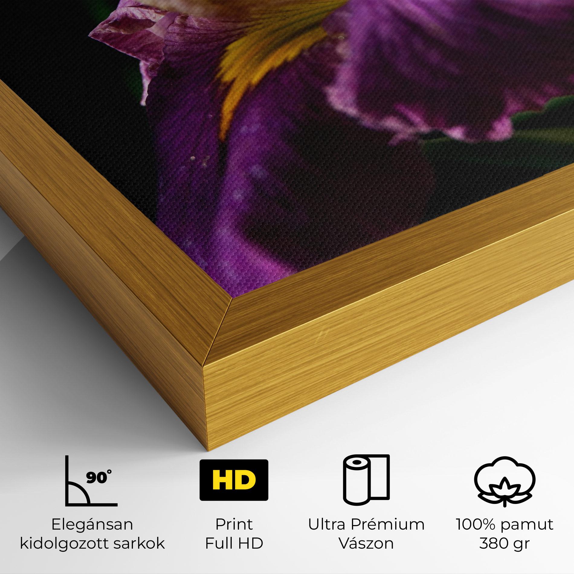 Vászonkép Pastel Yellow Iris mockup 4