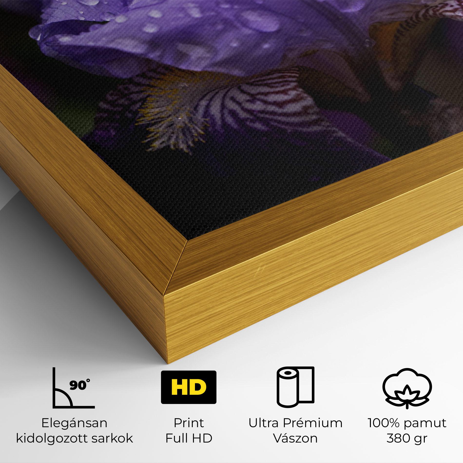 Vászonkép Rain In The Garden mockup 4