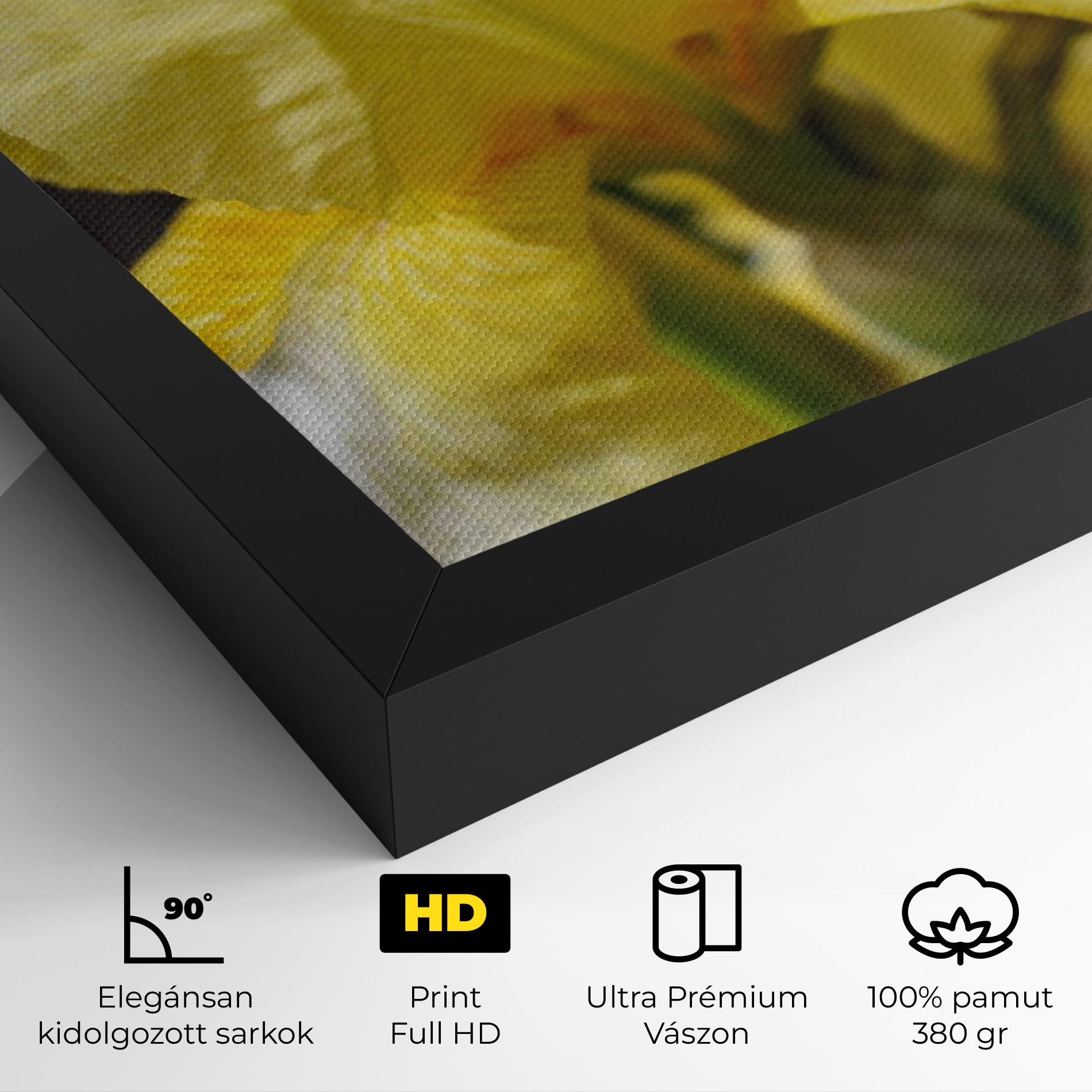 Vászonkép Garden Yellow Iris mockup 4