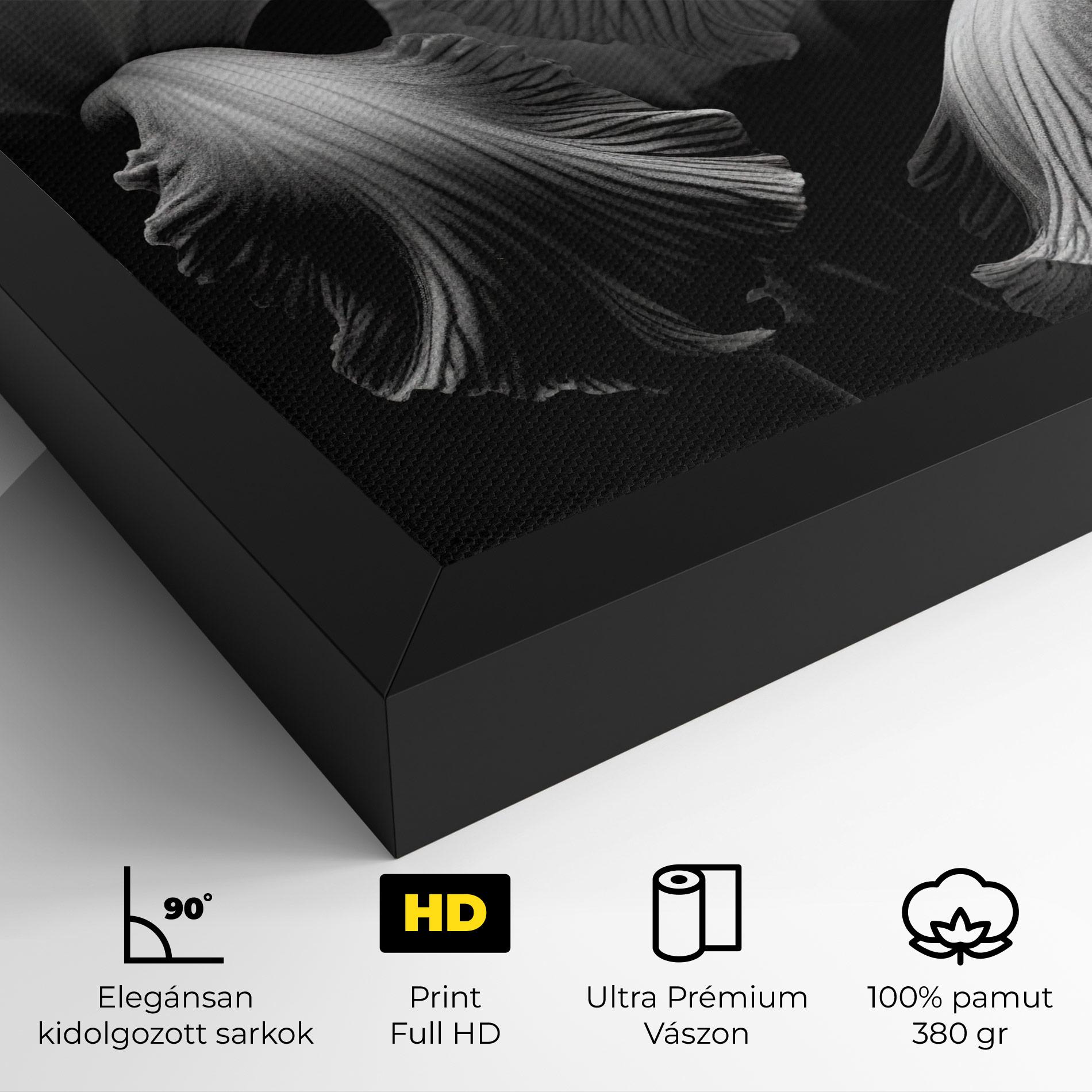 Vászonkép Grey Iris mockup 4