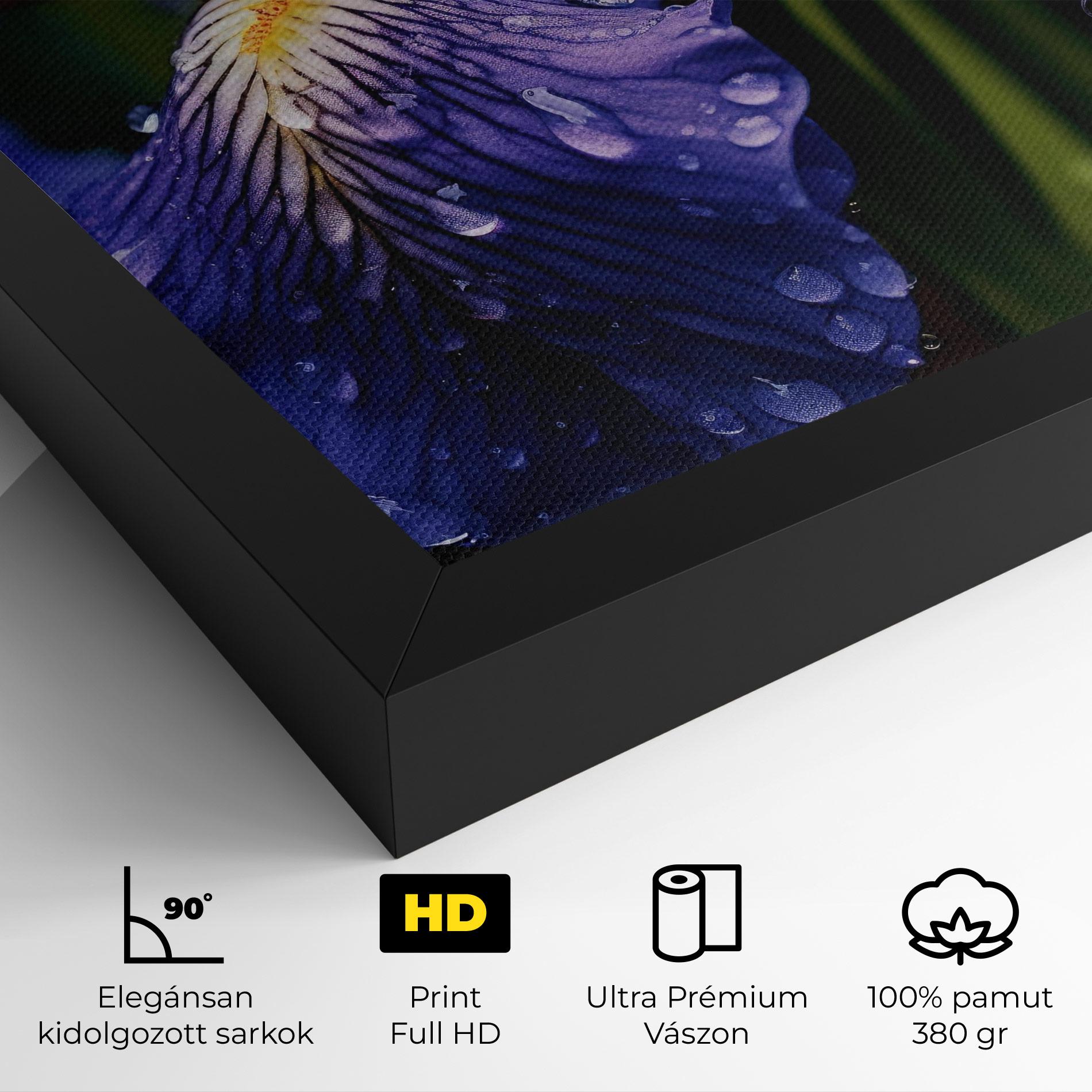 Vászonkép Iris After Rain mockup 4