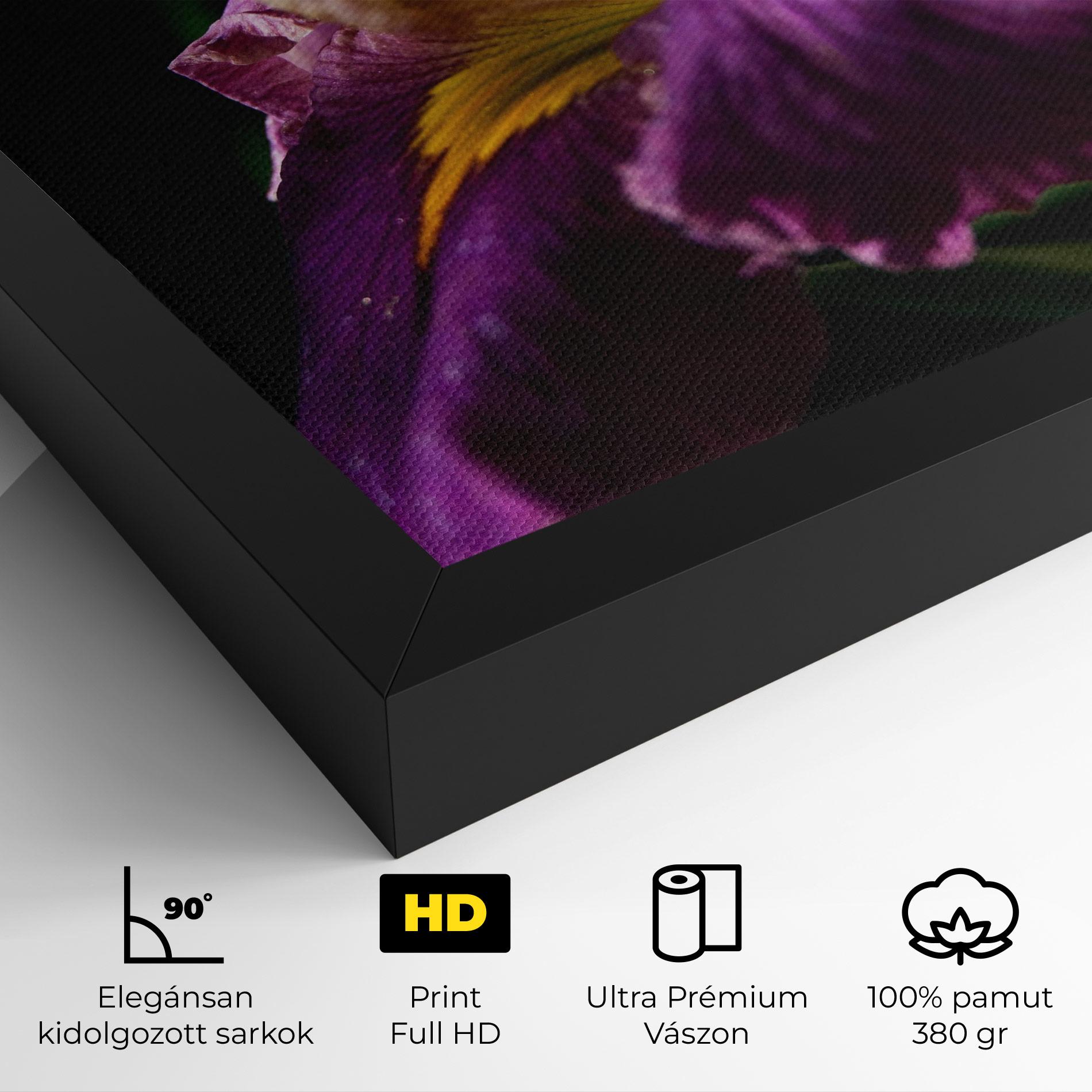 Vászonkép Pastel Yellow Iris mockup 4