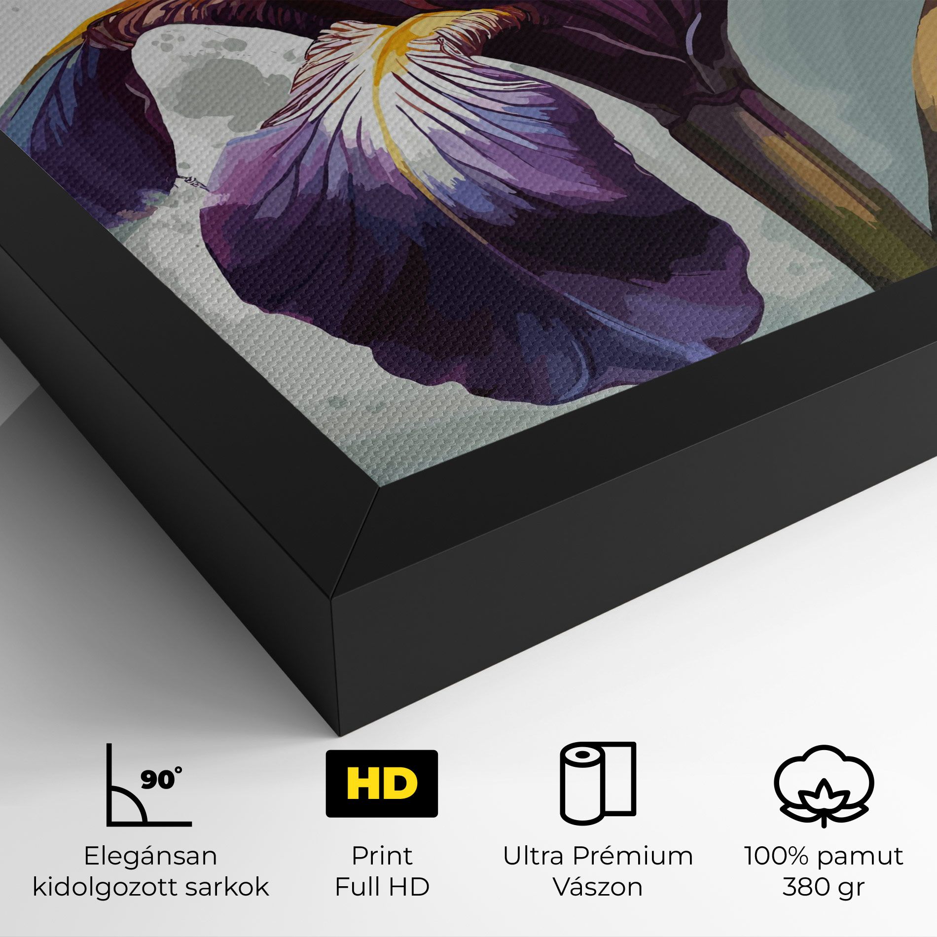 Purple Blue Iris mockup 4