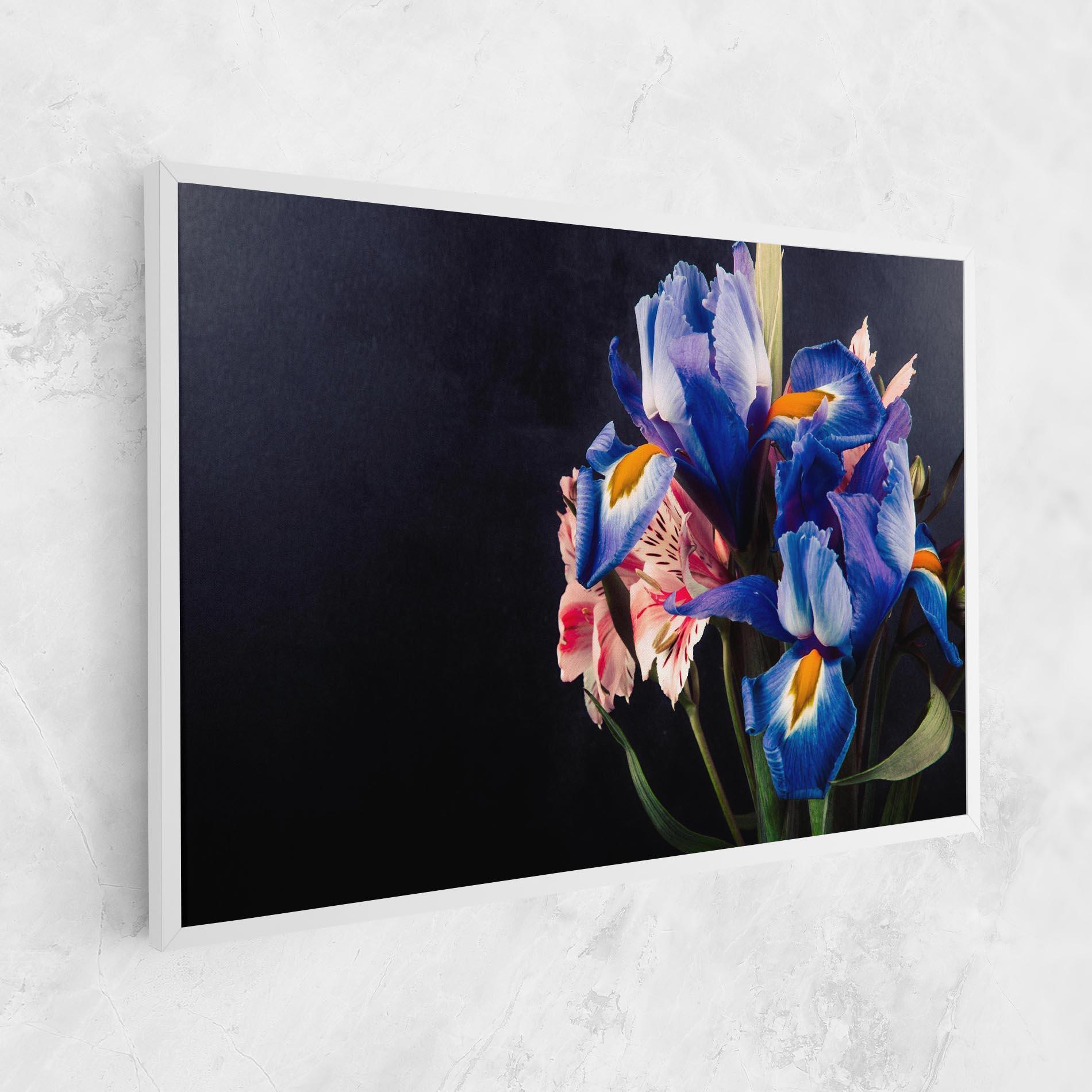Vászonkép Iris Bouquet mockup 1