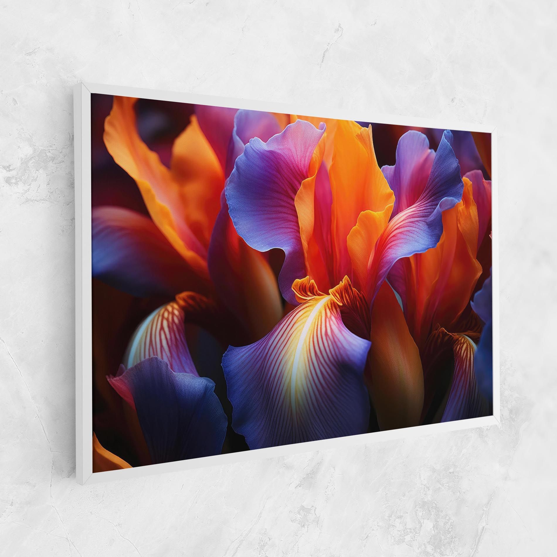 Orange Purple Iris mockup 1