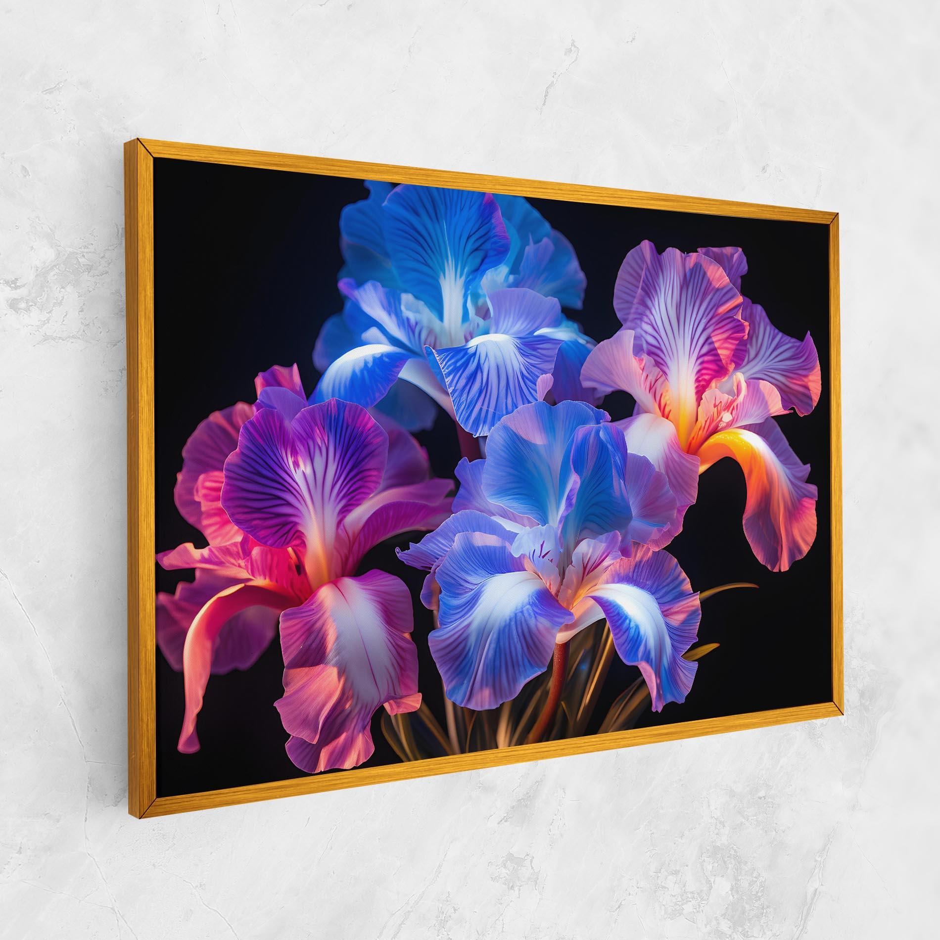 Vászonkép Blue Light Iris mockup 1