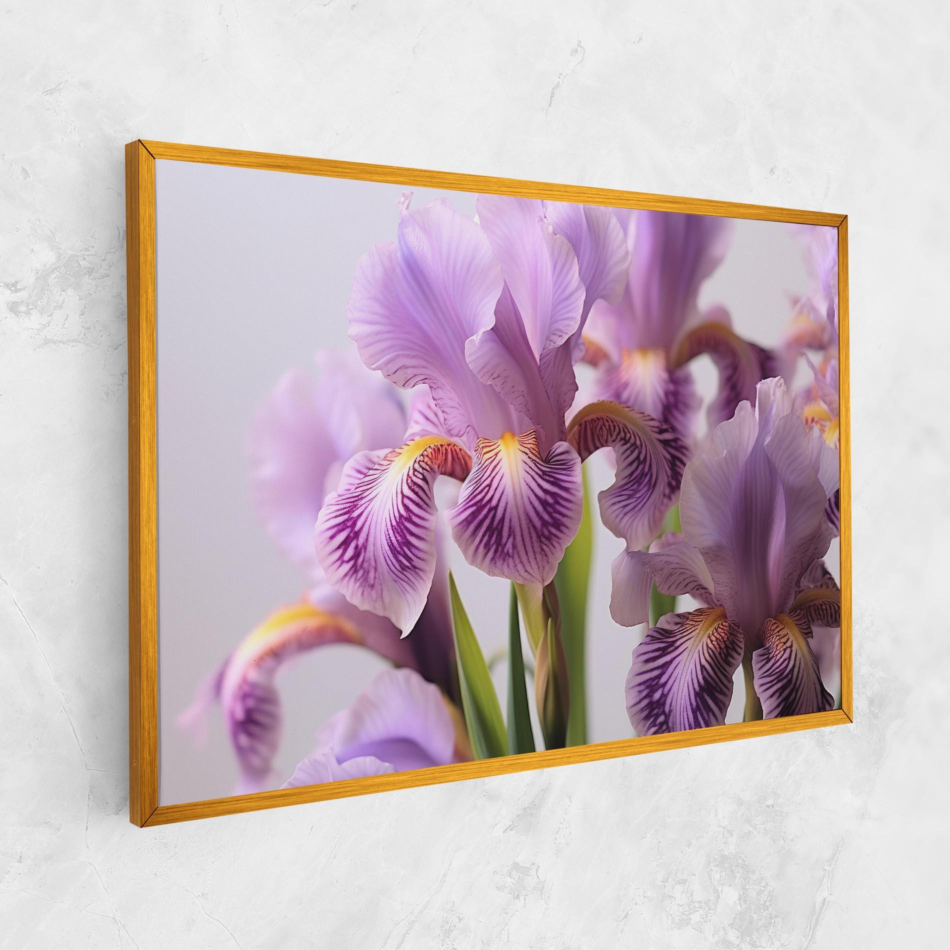 Vászonkép Iris In Vase mockup 1