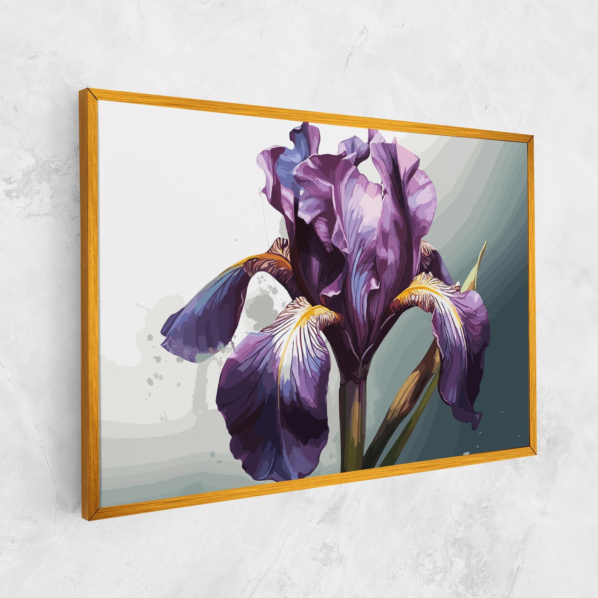 Purple Blue Iris mockup 1
