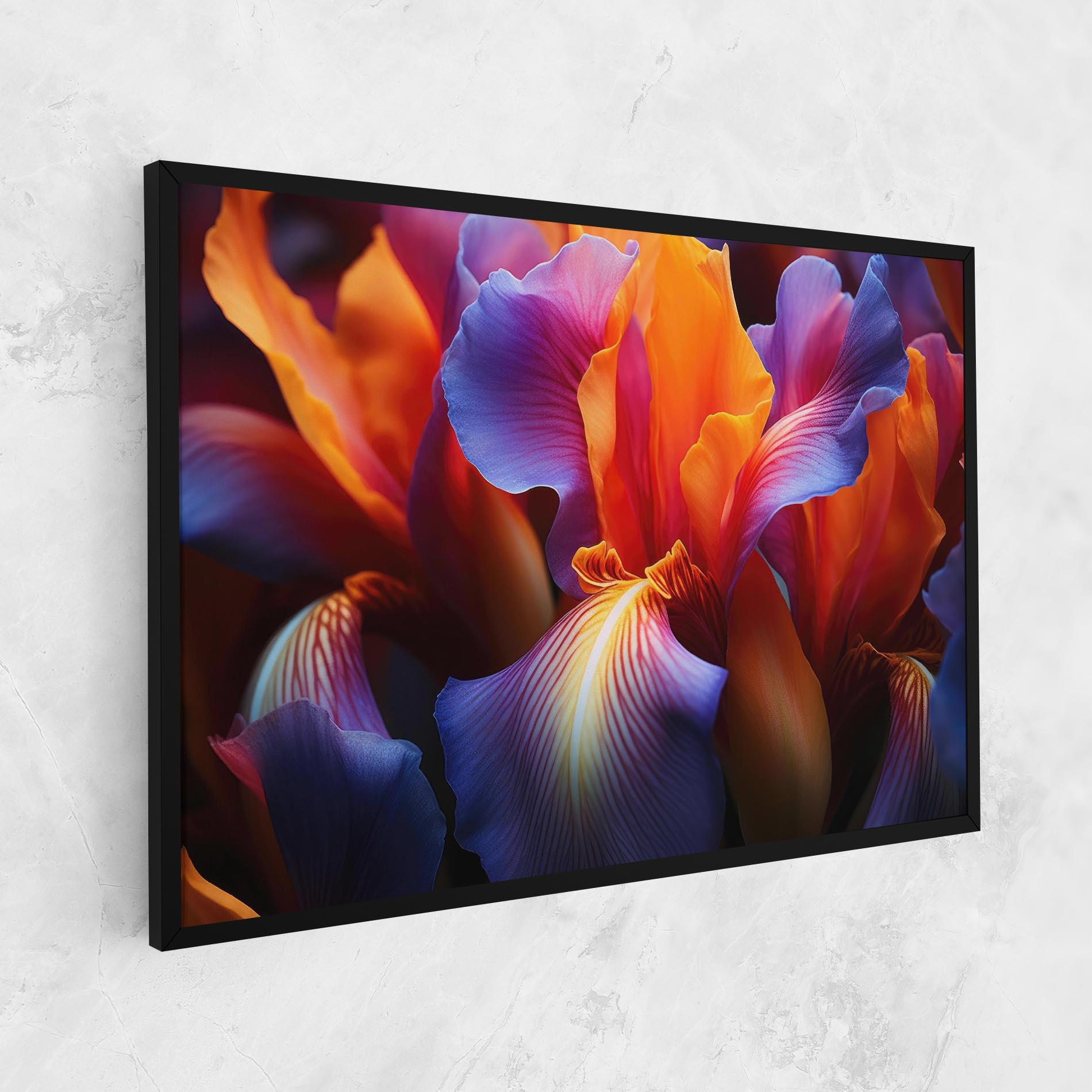 Vászonkép Orange Purple Iris mockup 1