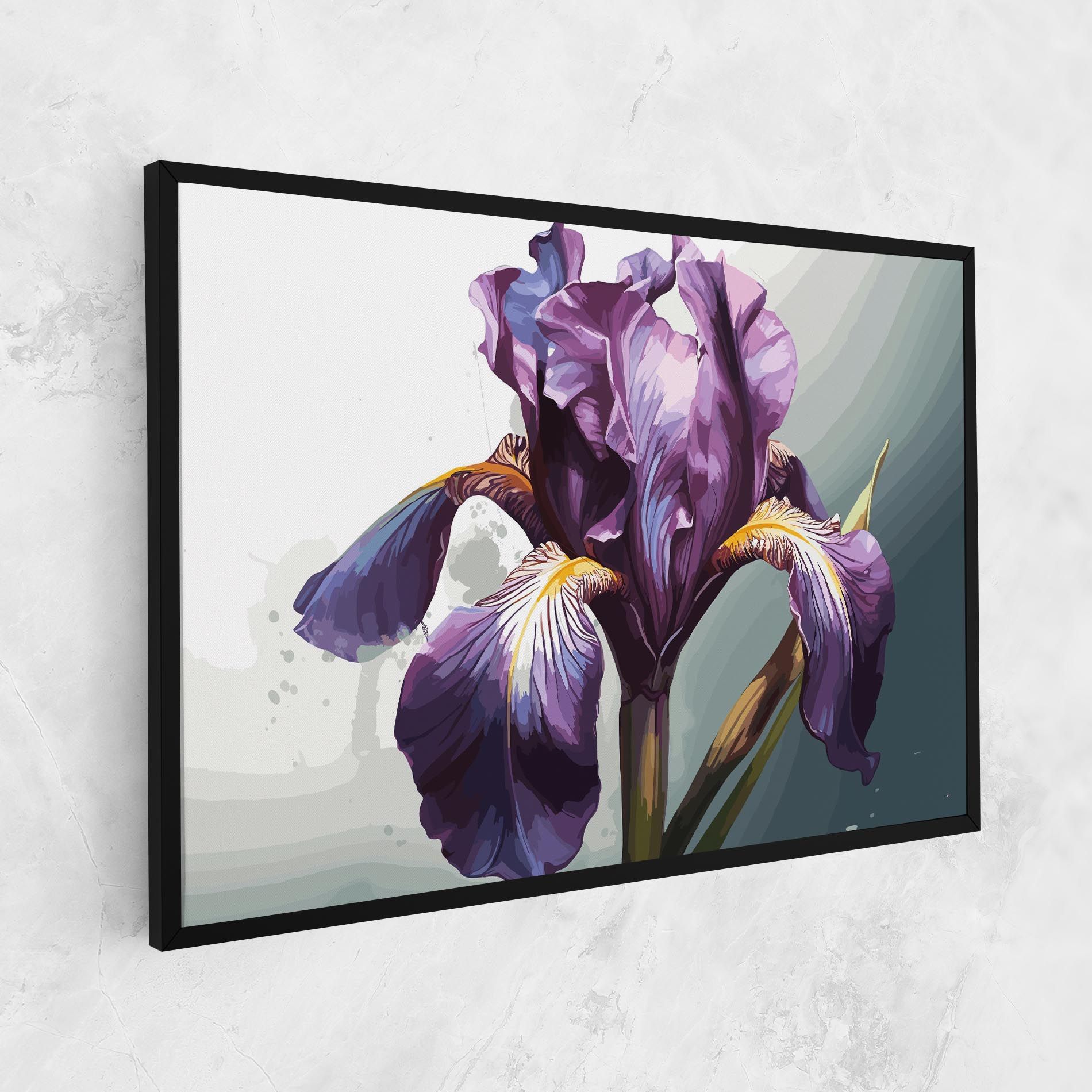 Purple Blue Iris mockup 1