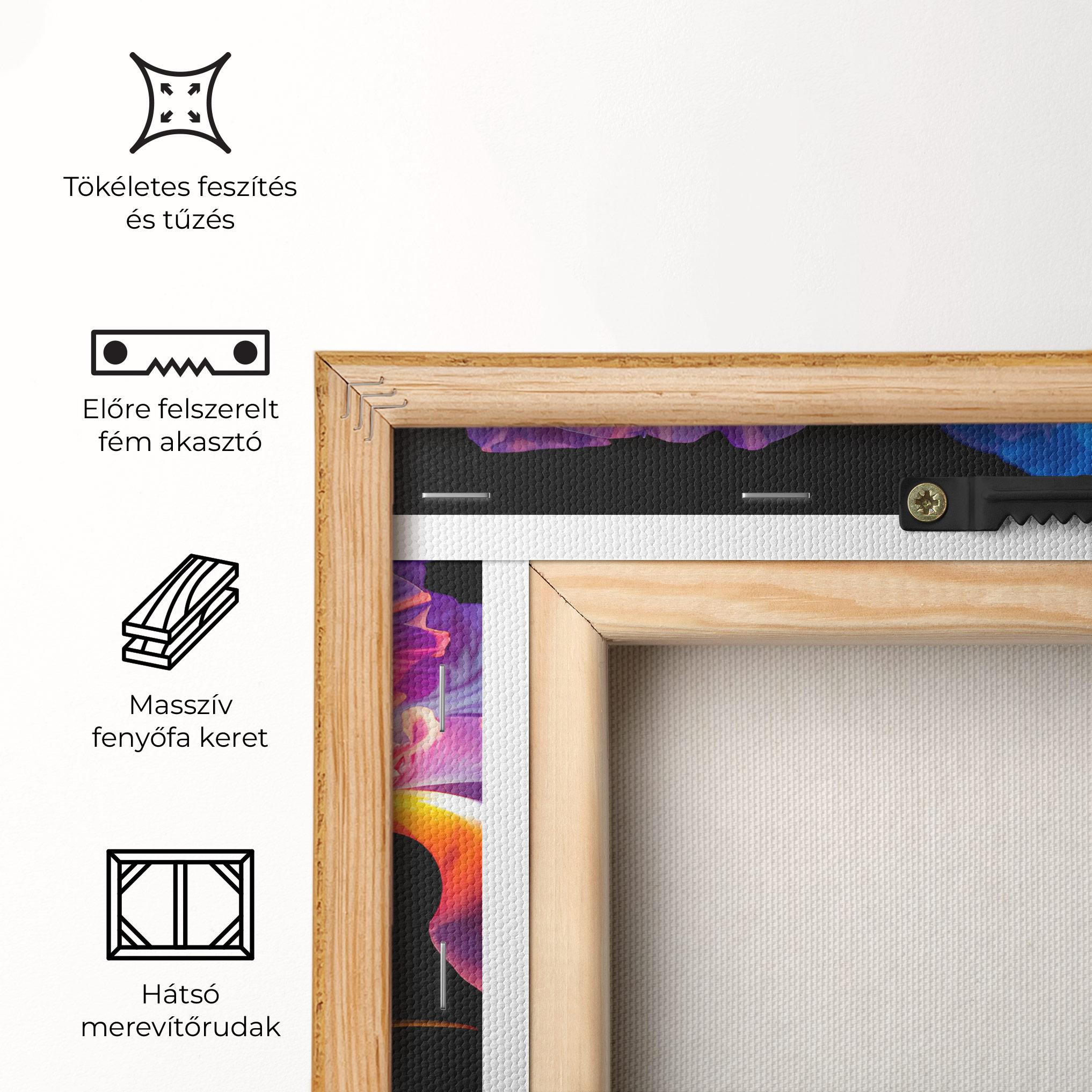 Vászonkép Blue Light Iris mockup 5