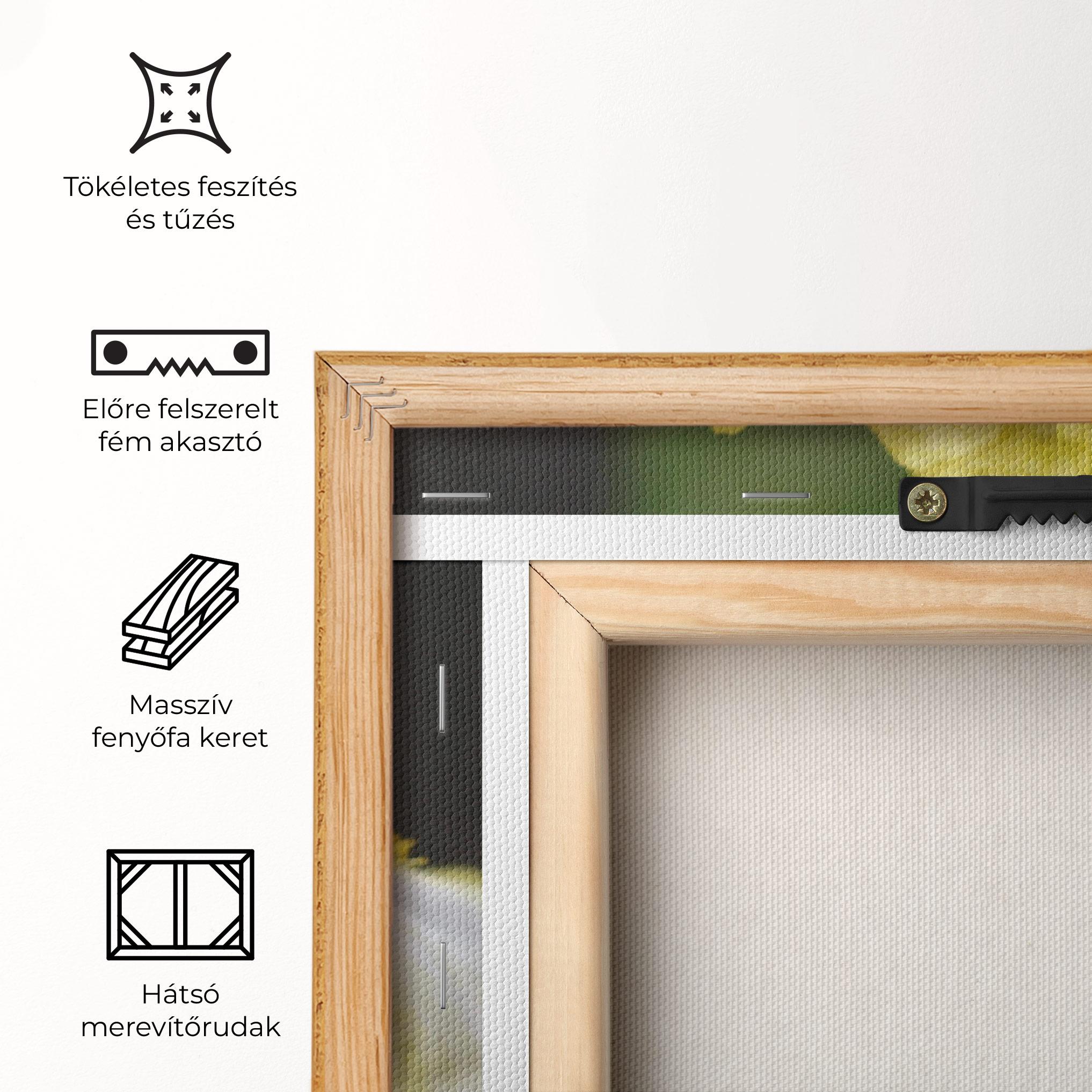 Vászonkép Garden Yellow Iris mockup 5