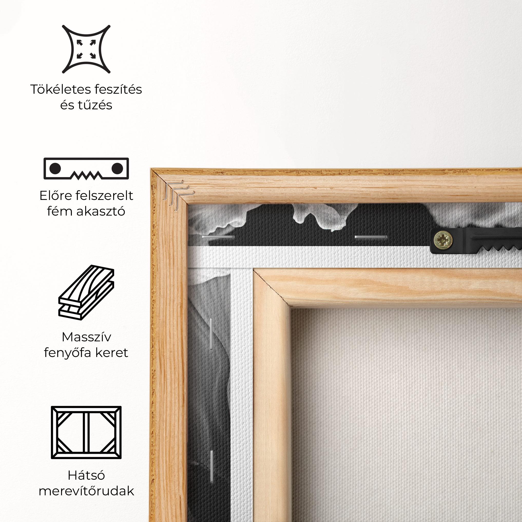 Vászonkép Grey Iris mockup 5