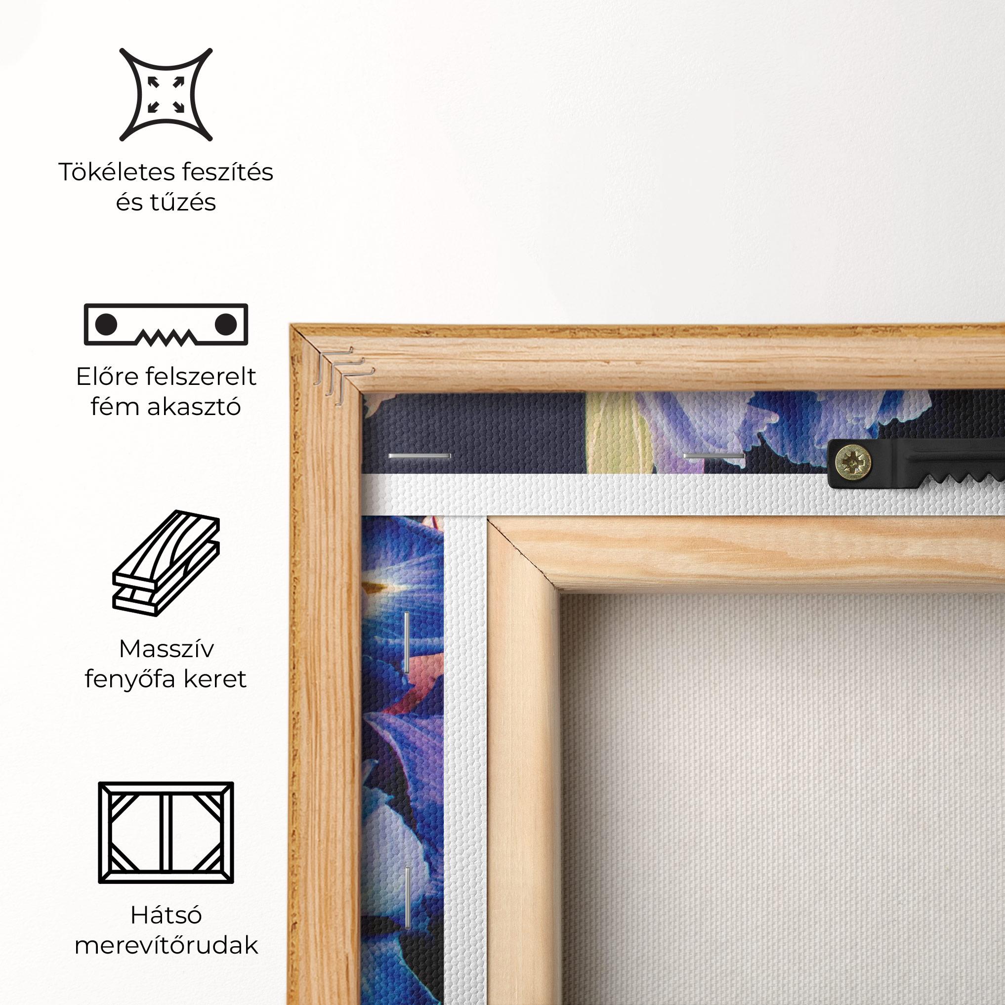 Vászonkép Iris Bouquet mockup 5