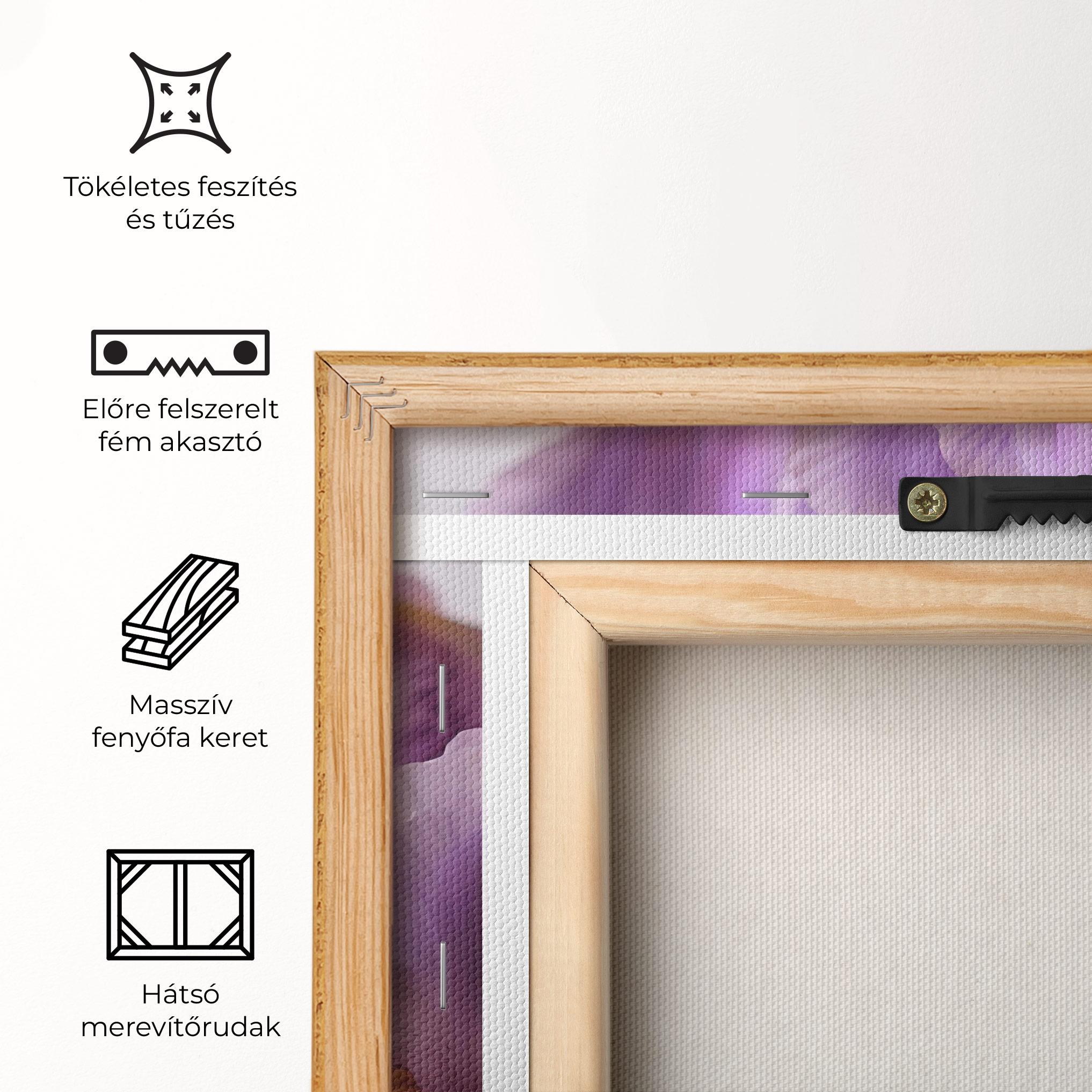 Vászonkép Iris In Vase mockup 5