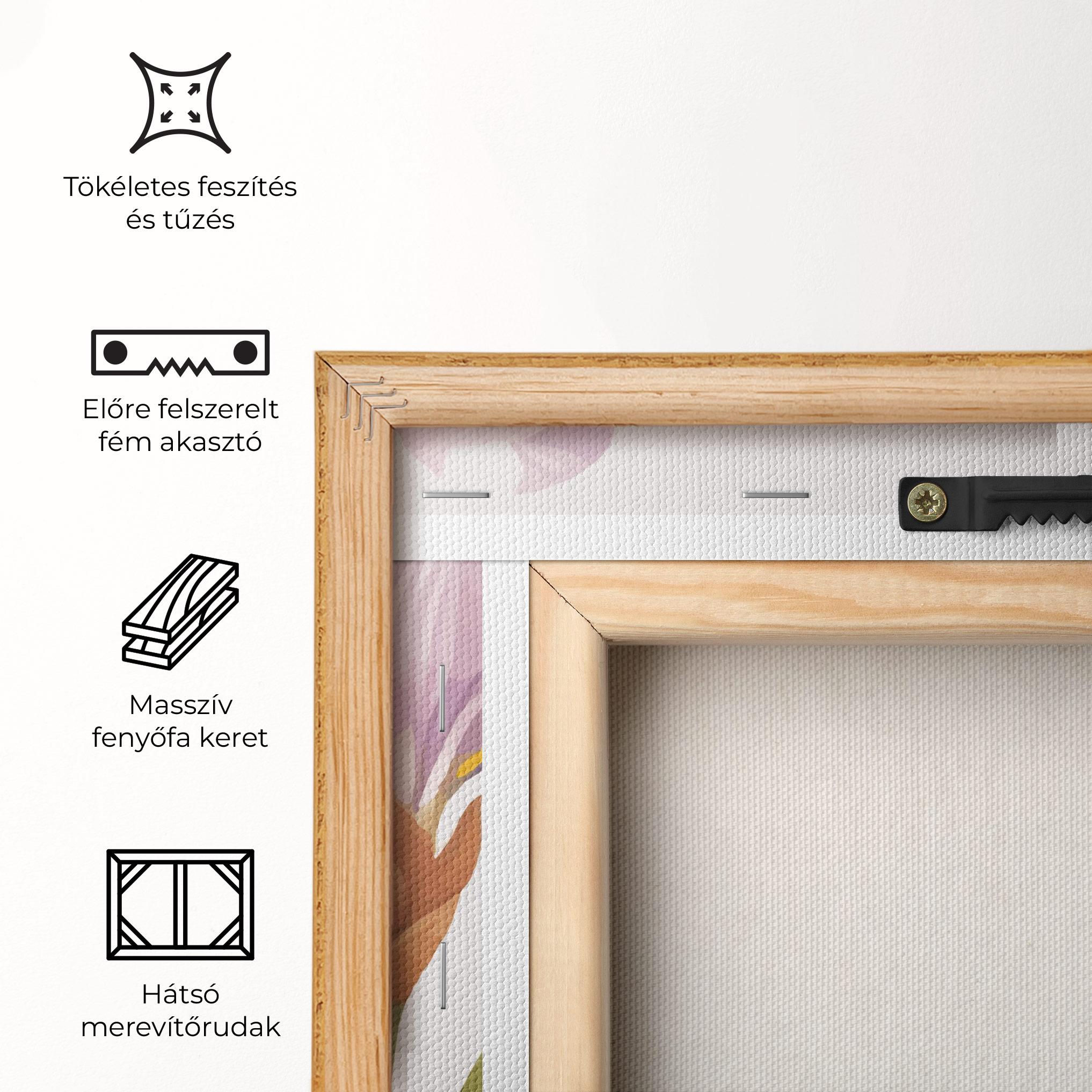 Vászonkép Iris Leaf mockup 5