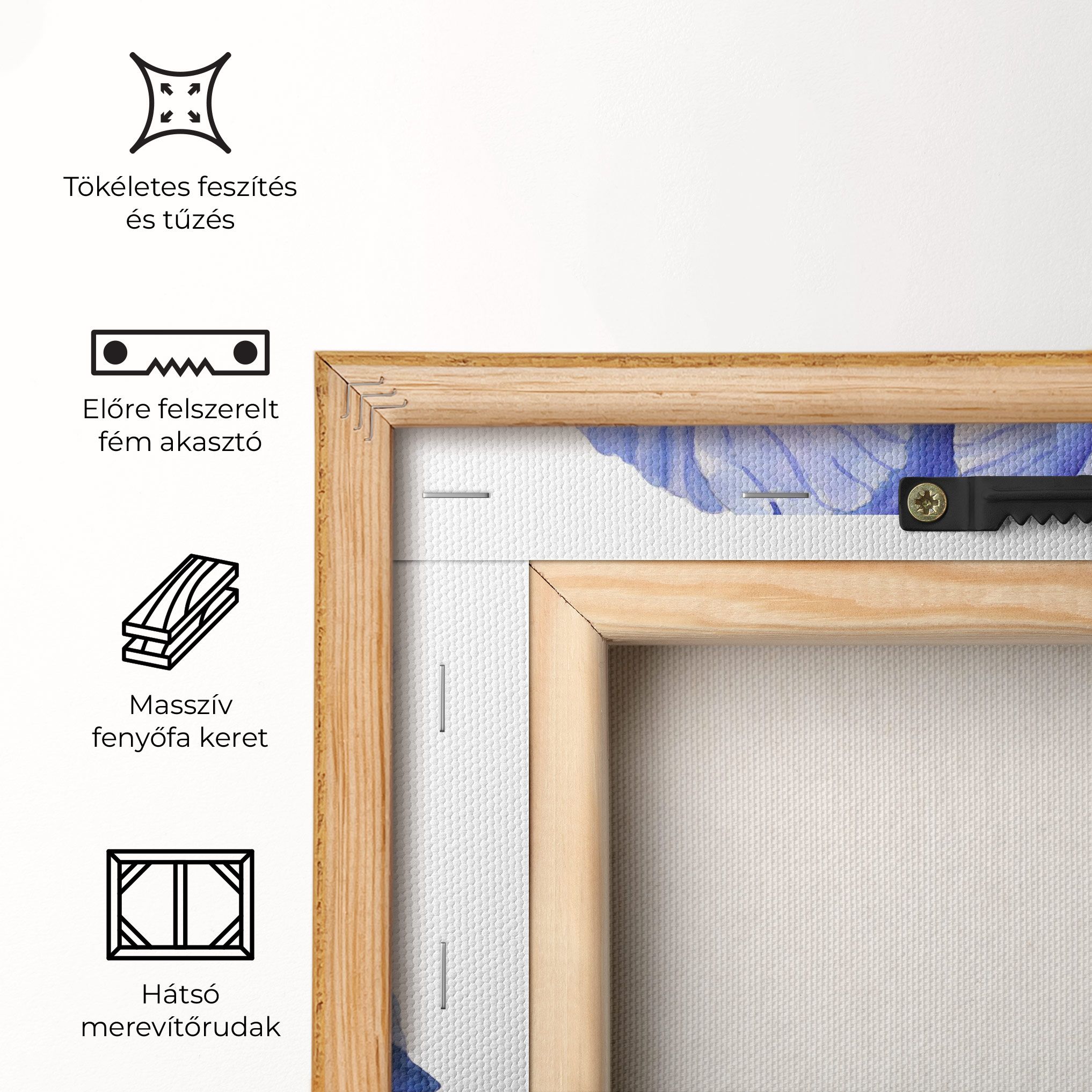 Purple Iris On White mockup 5