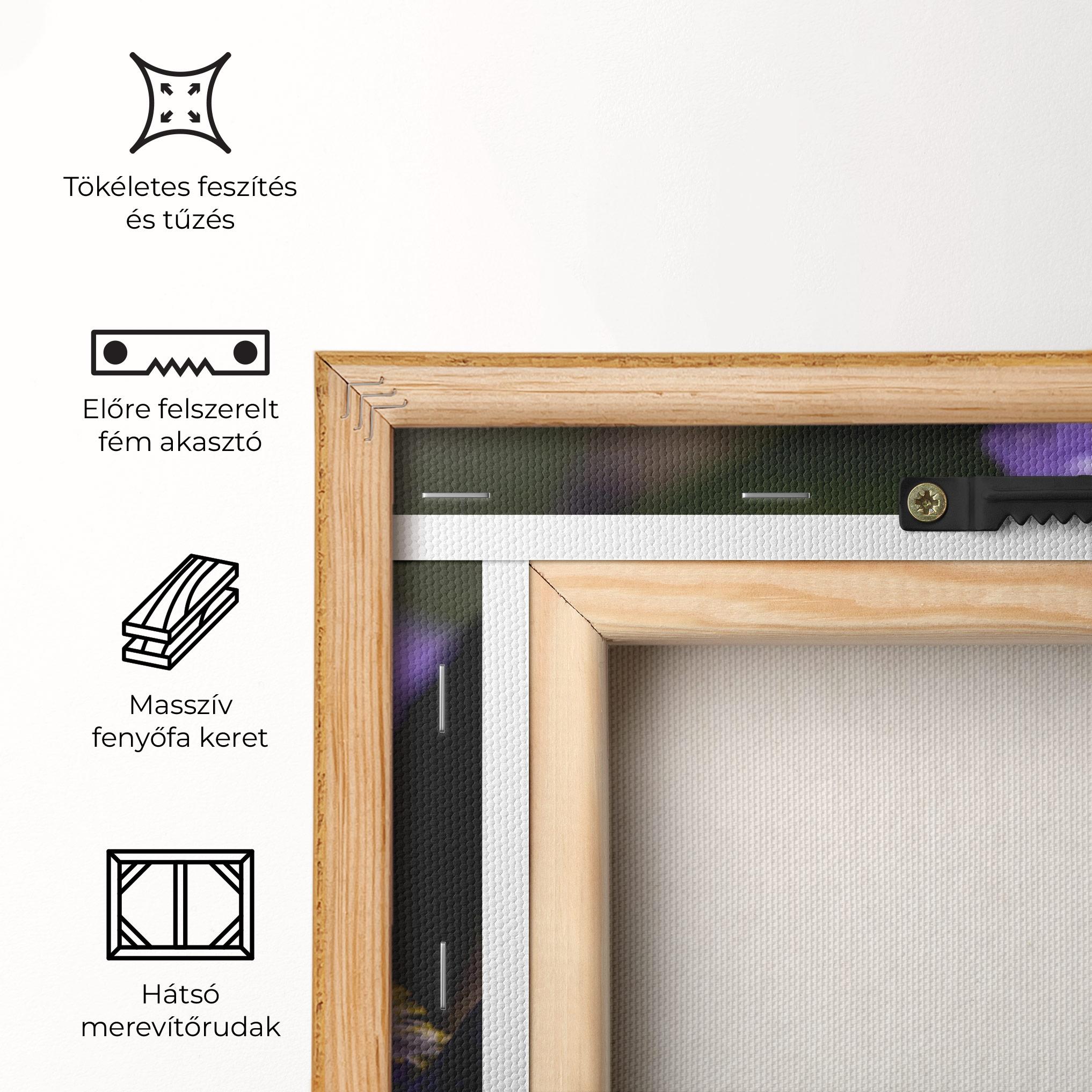 Vászonkép Rain In The Garden mockup 5