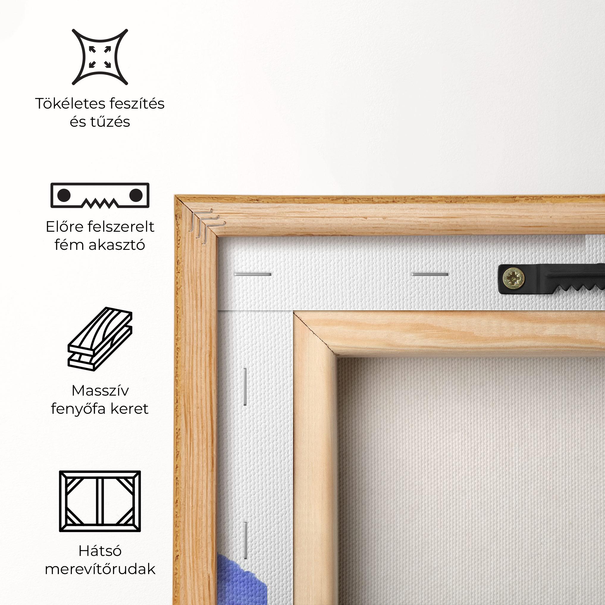 Vászonkép Yellow Color Iris mockup 5