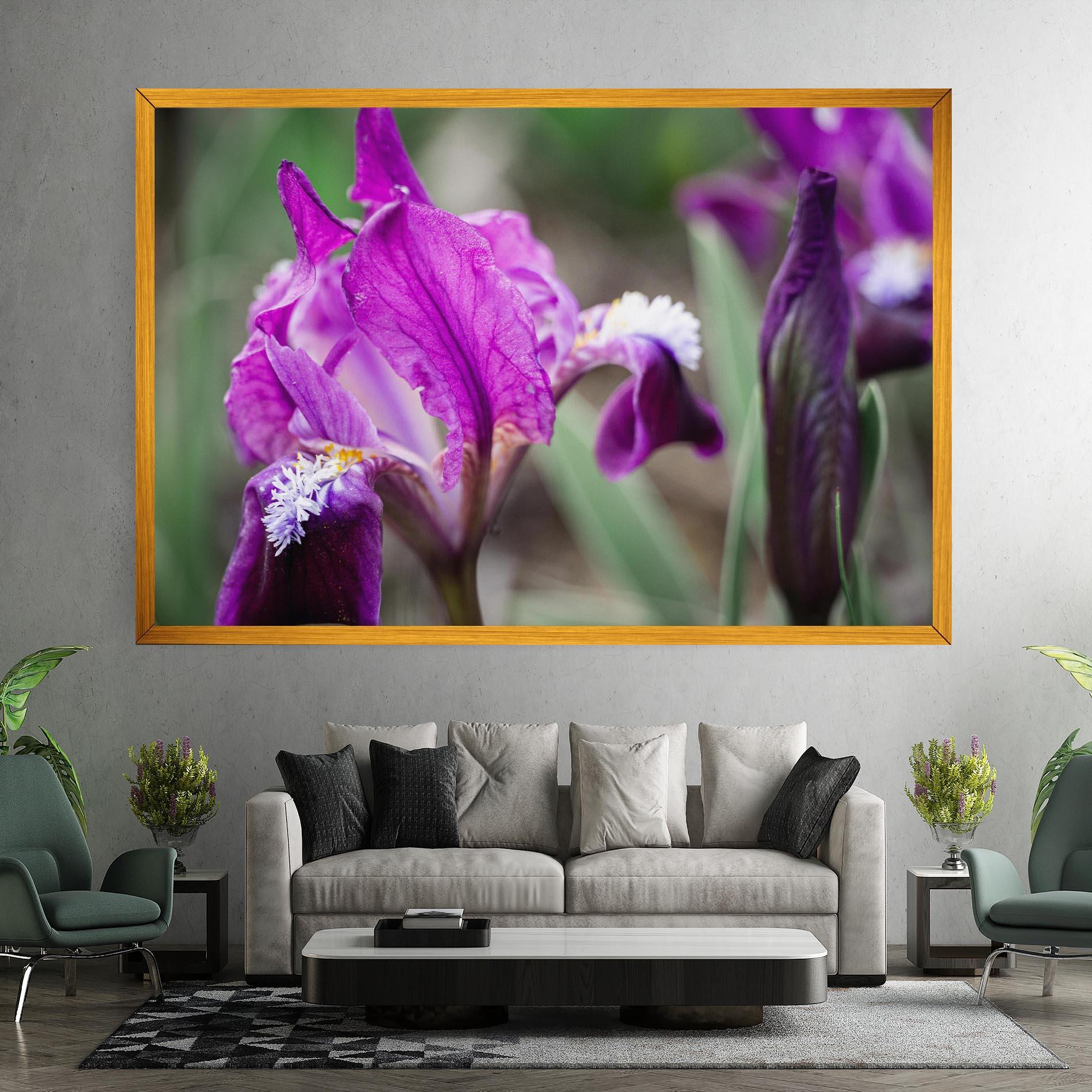 Vászonkép Dark Pink Iris mockup 7