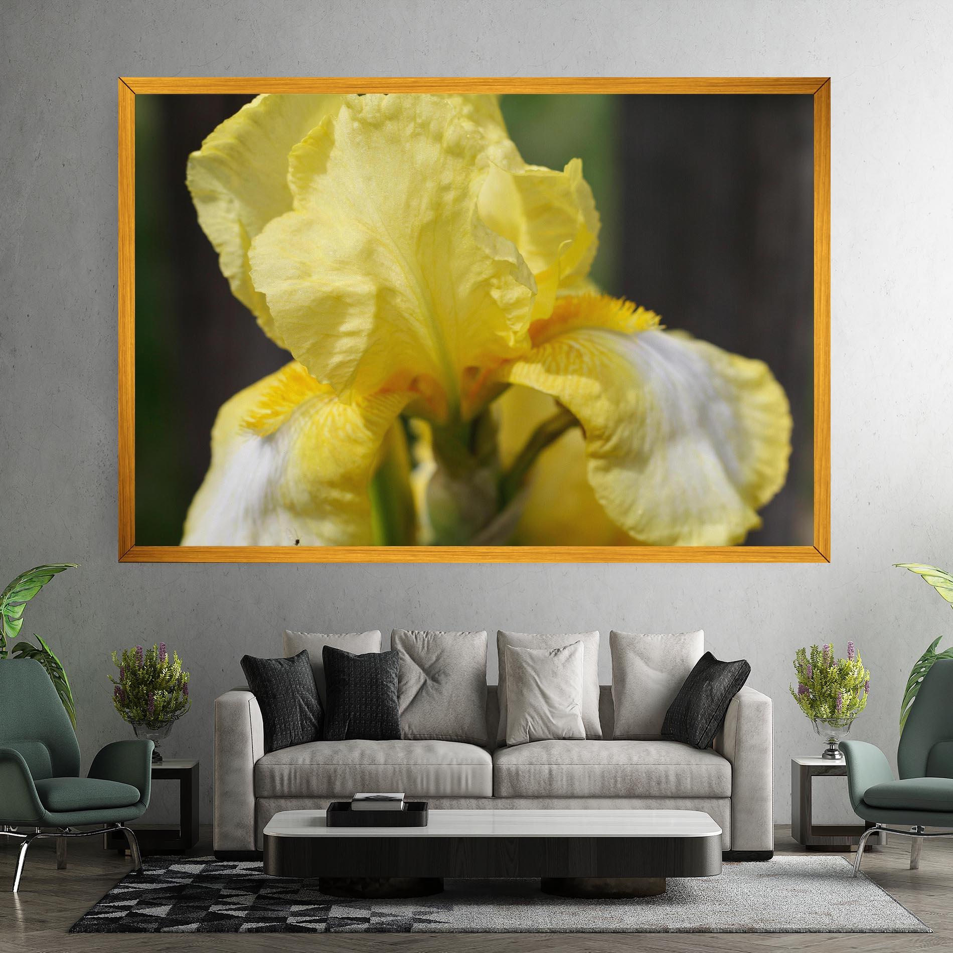 Vászonkép Garden Yellow Iris mockup 7