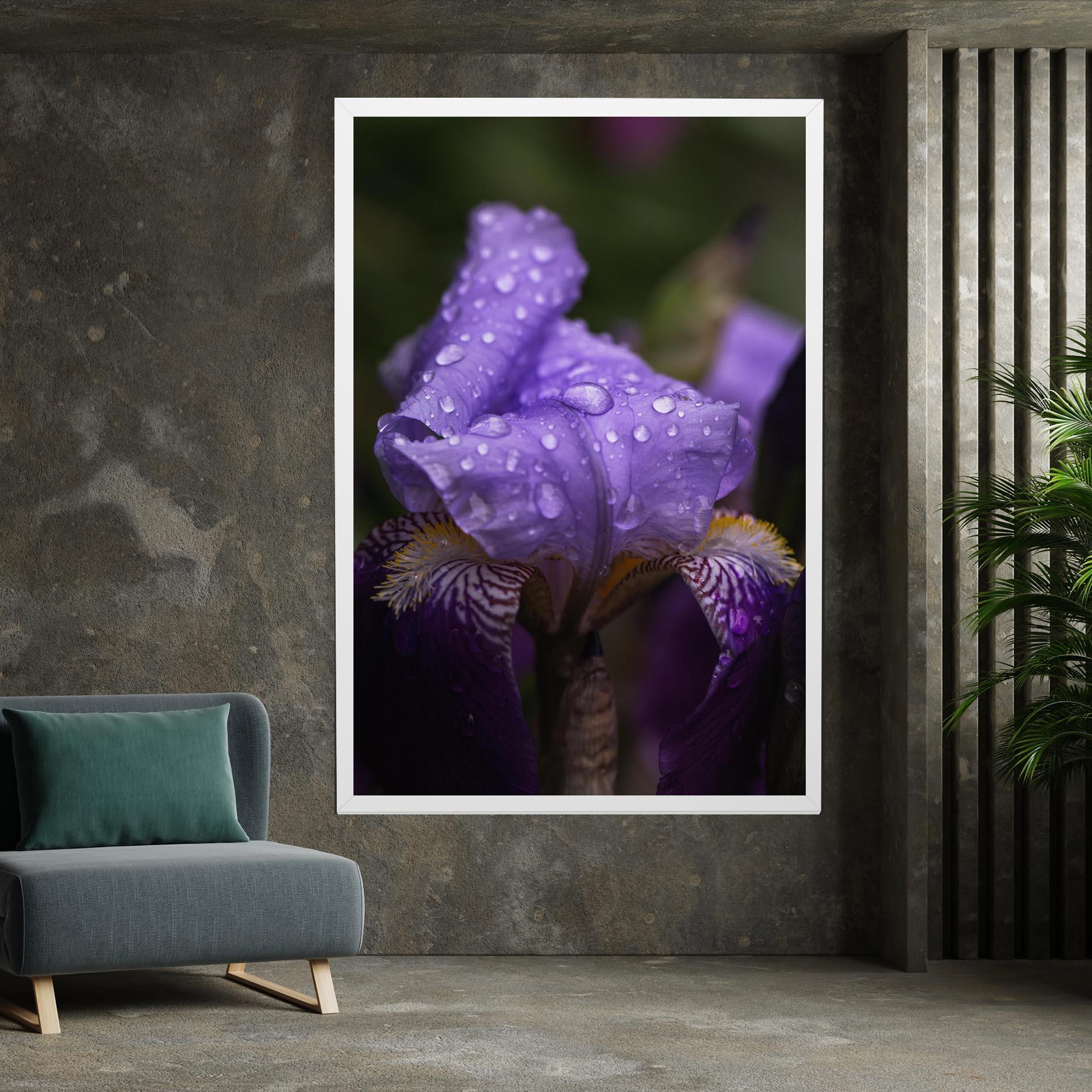 Vászonkép Rain In The Garden mockup 7