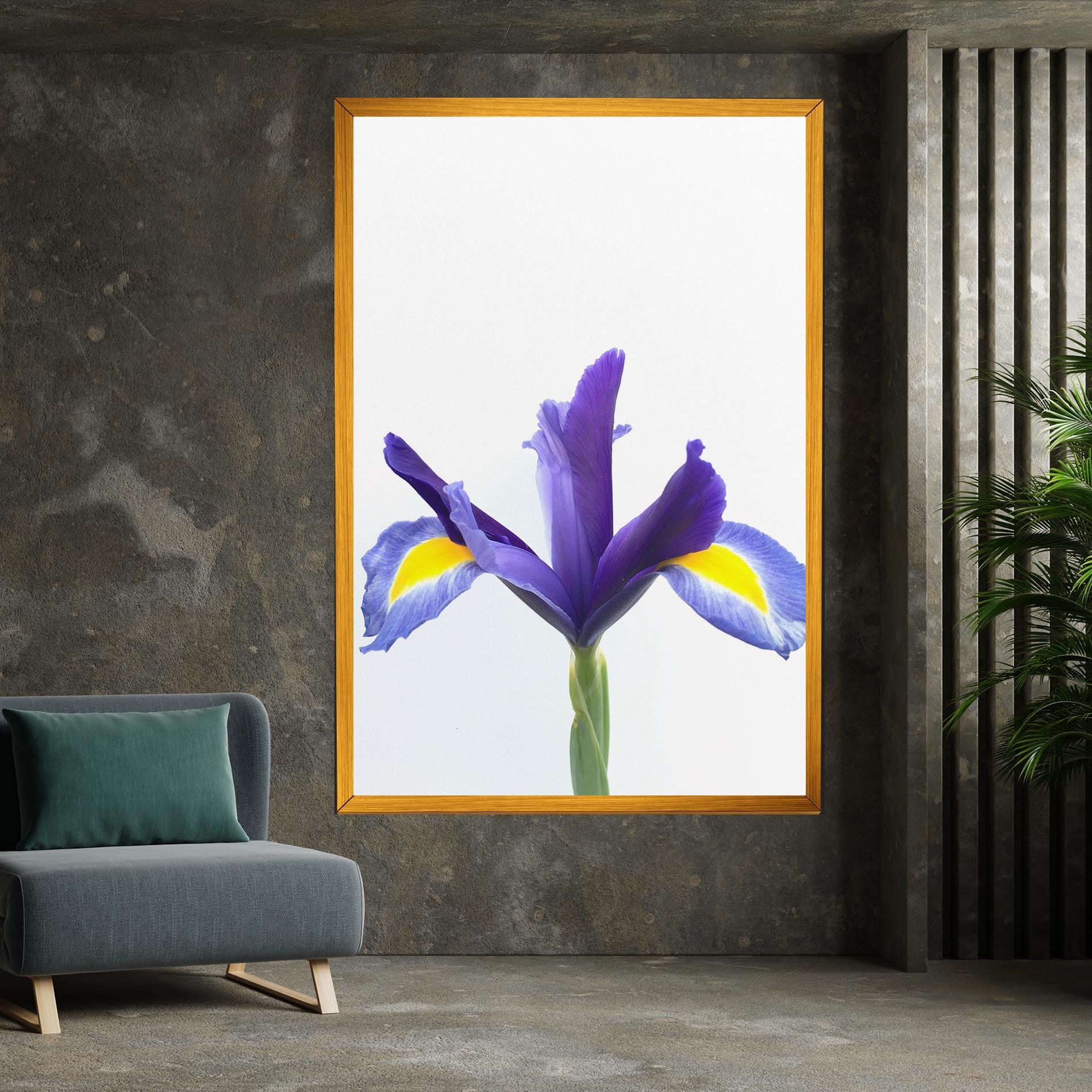 Vászonkép Yellow Color Iris mockup 7