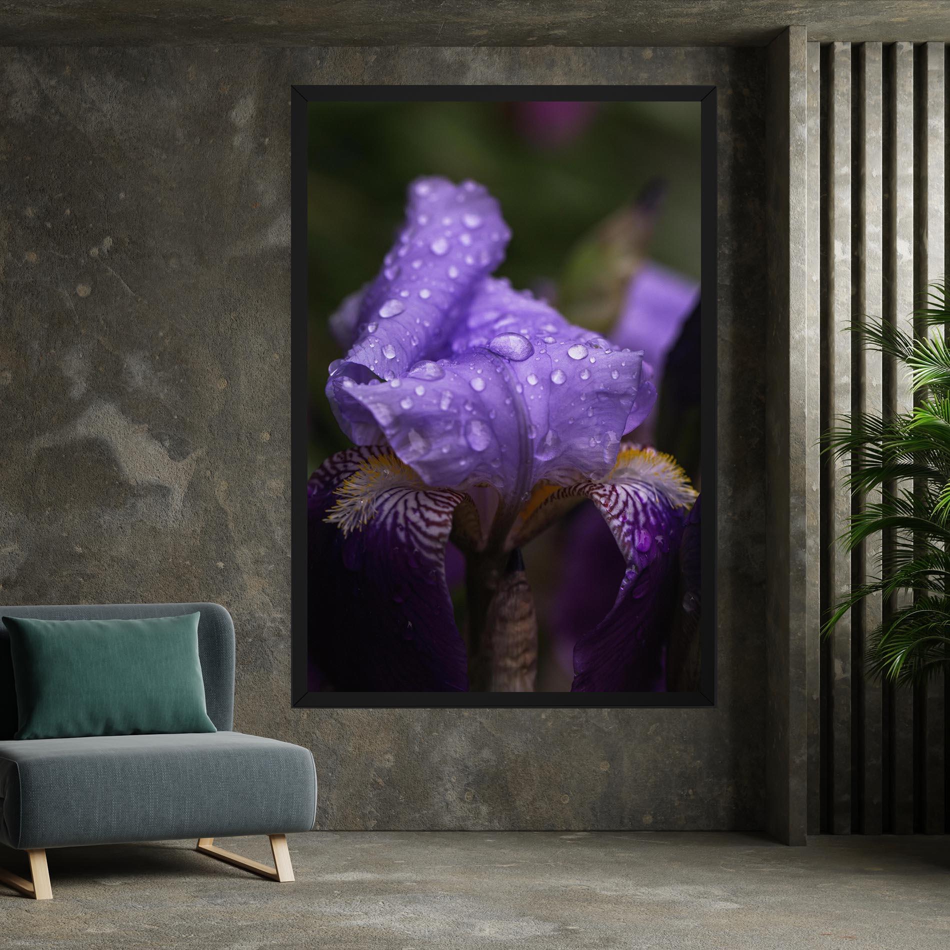 Vászonkép Rain In The Garden mockup 7