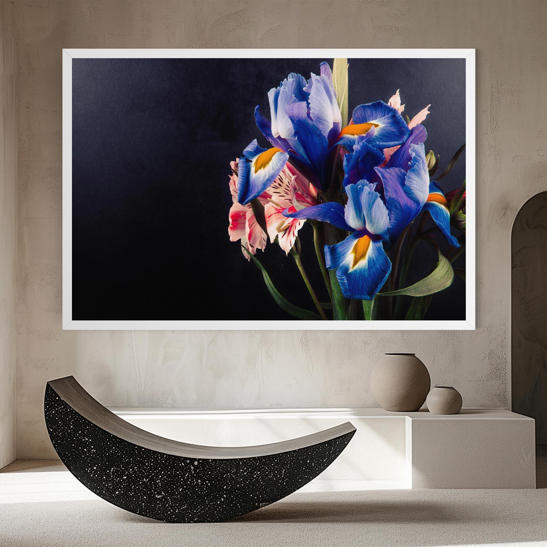 Vászonkép Iris Bouquet mockup 8