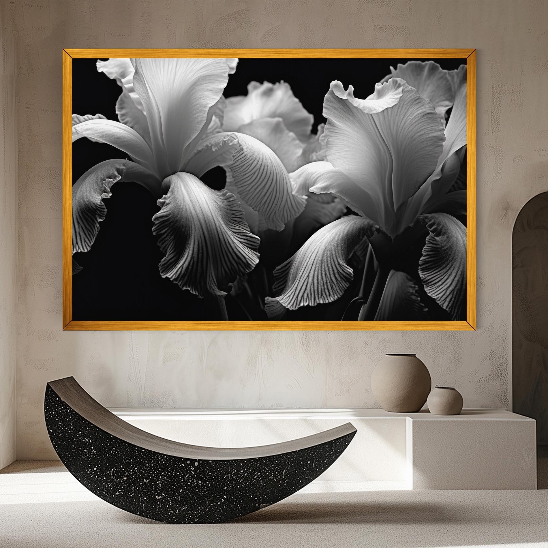 Vászonkép Grey Iris mockup 8