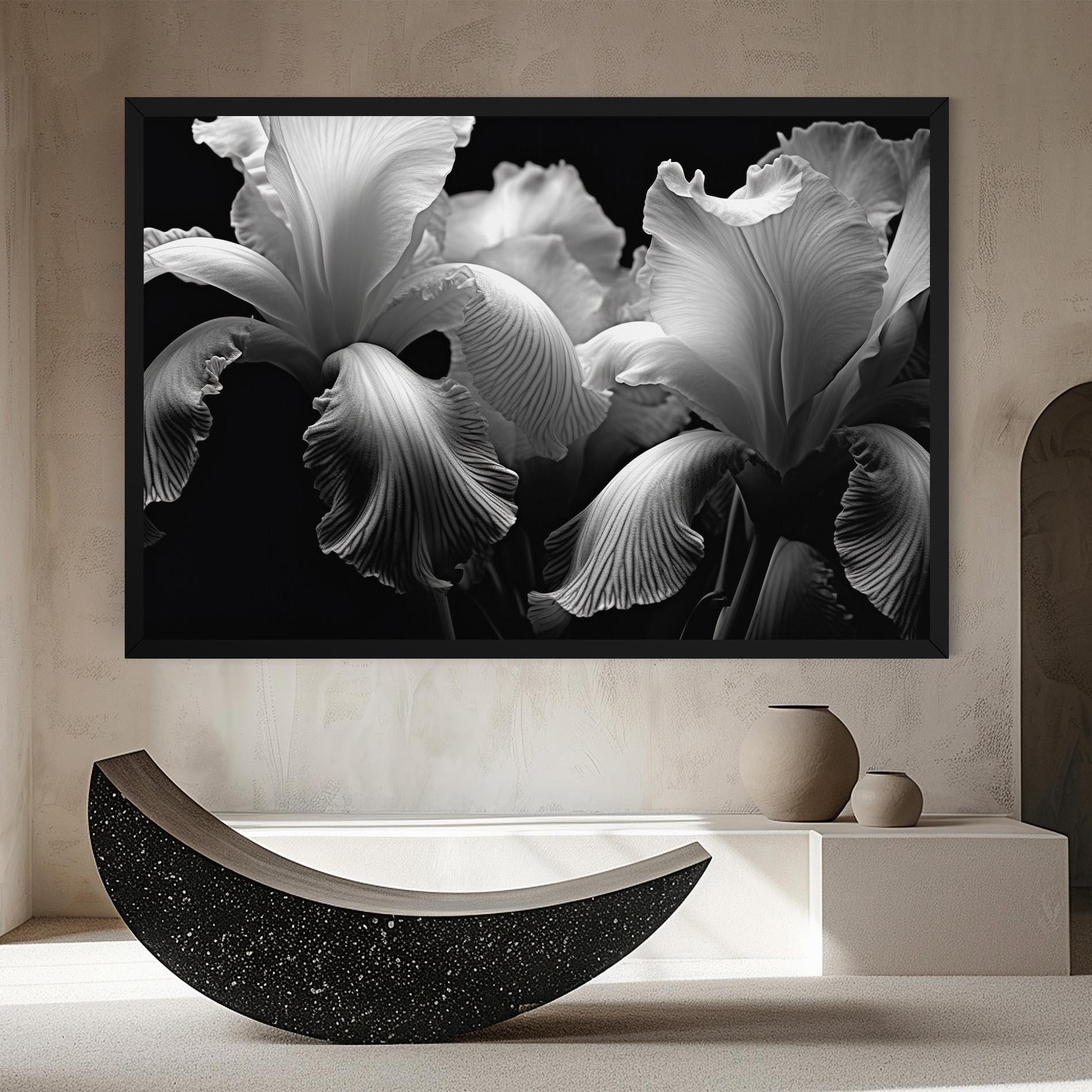 Vászonkép Grey Iris mockup 8