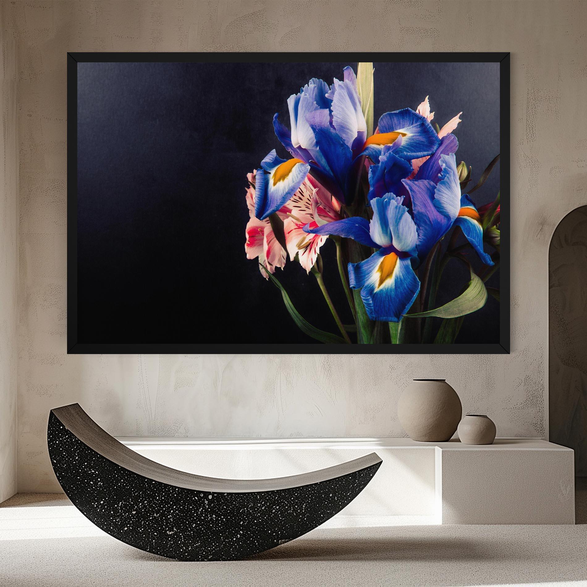 Vászonkép Iris Bouquet mockup 8