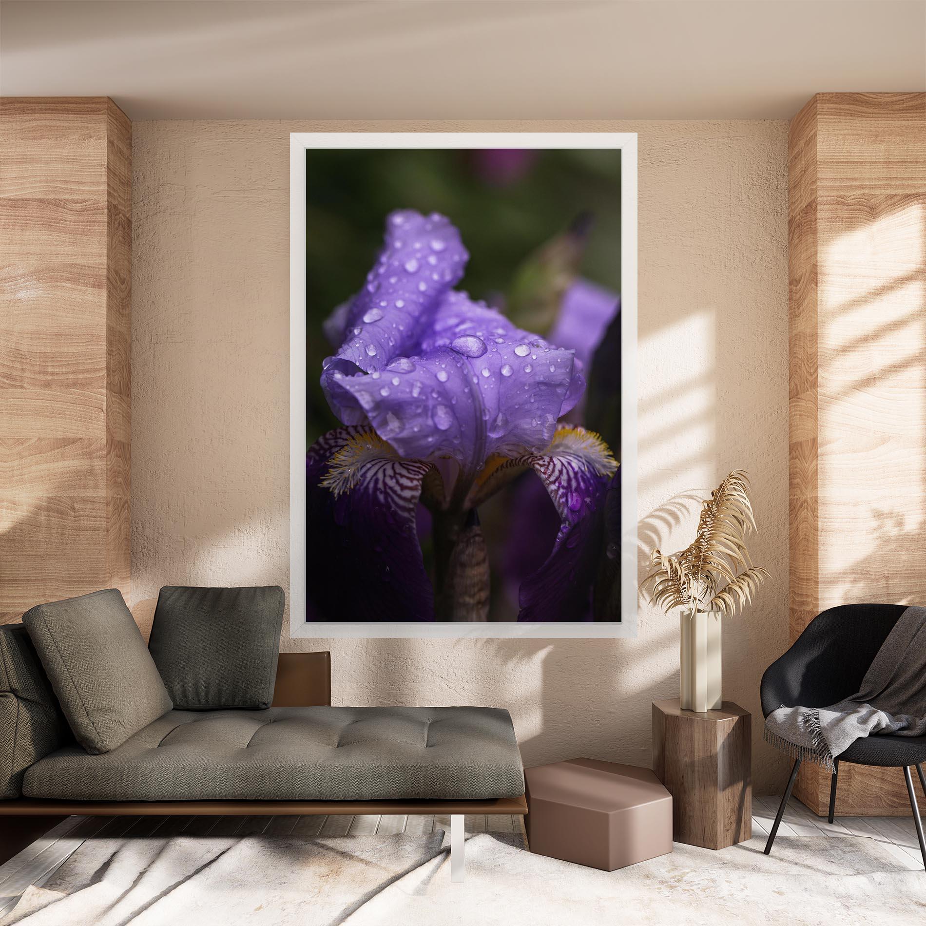 Vászonkép Rain In The Garden mockup 8