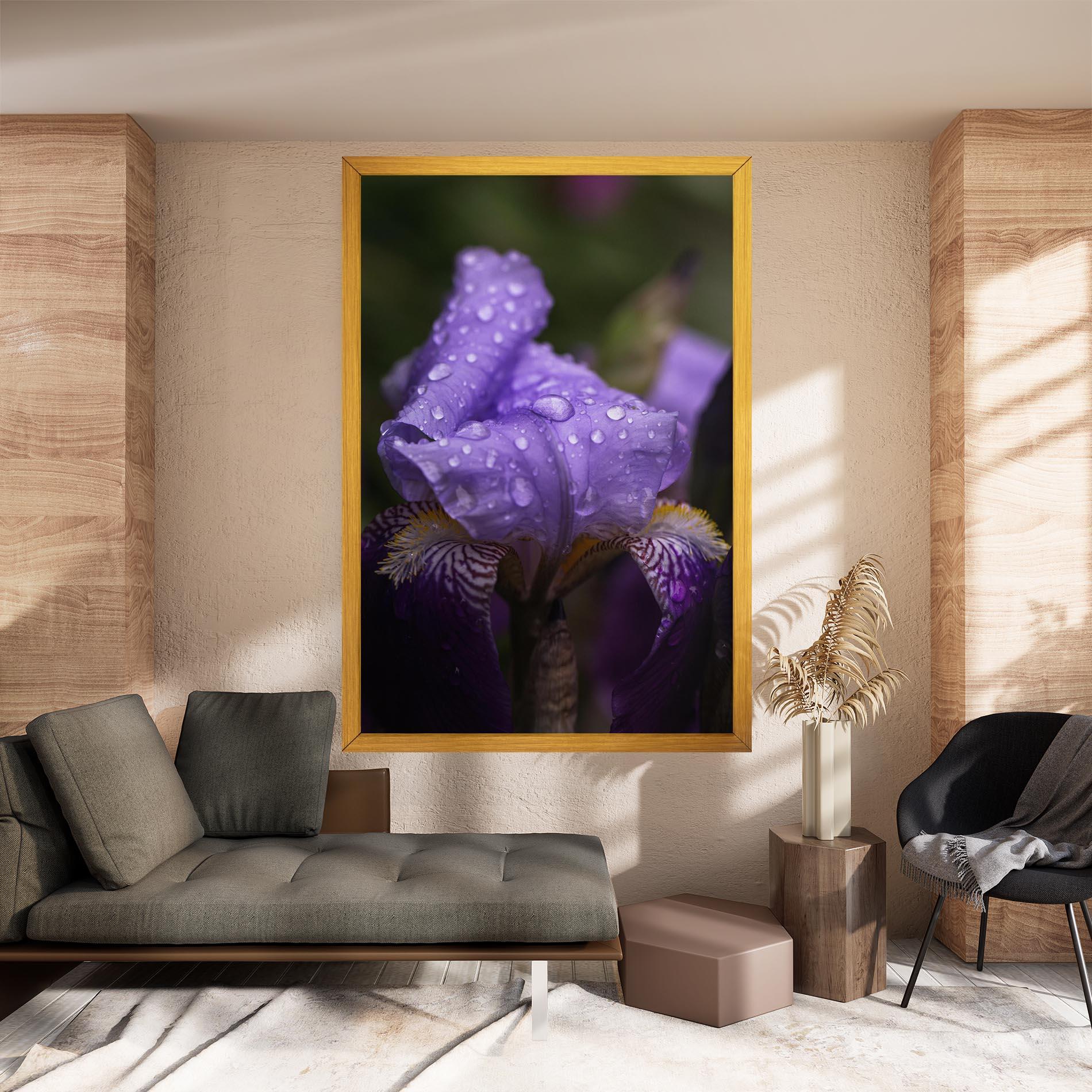 Vászonkép Rain In The Garden mockup 8