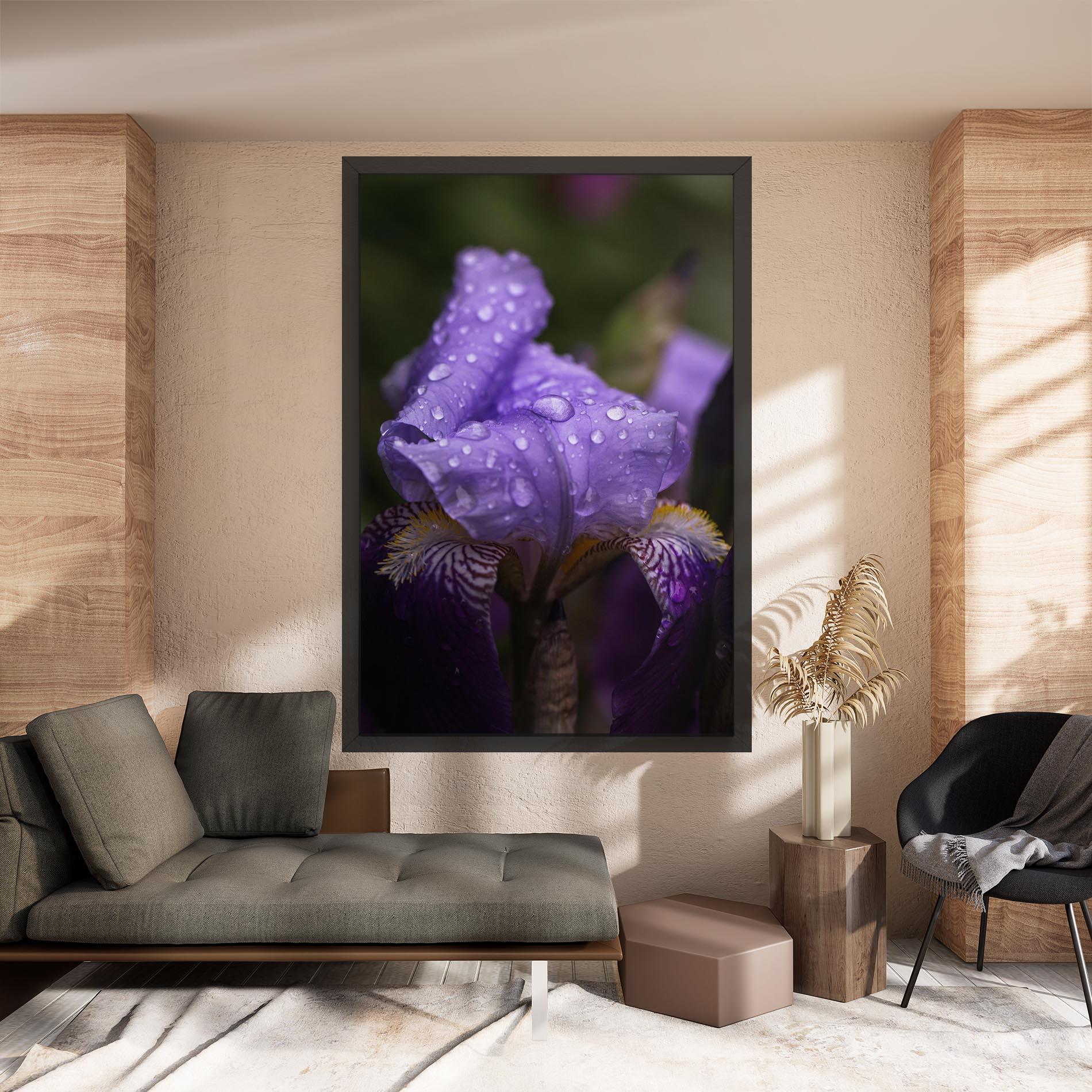 Vászonkép Rain In The Garden mockup 8