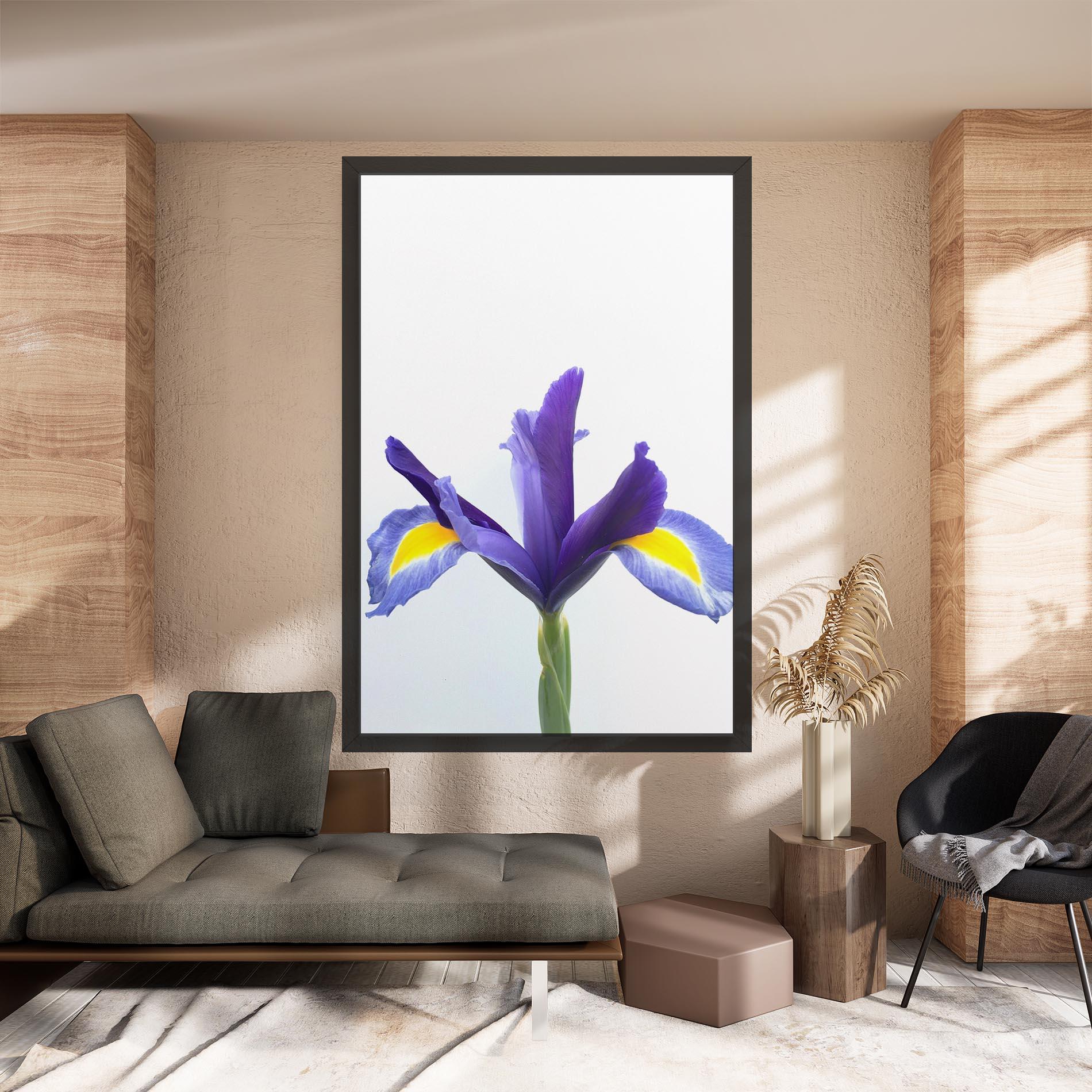 Vászonkép Yellow Color Iris mockup 8