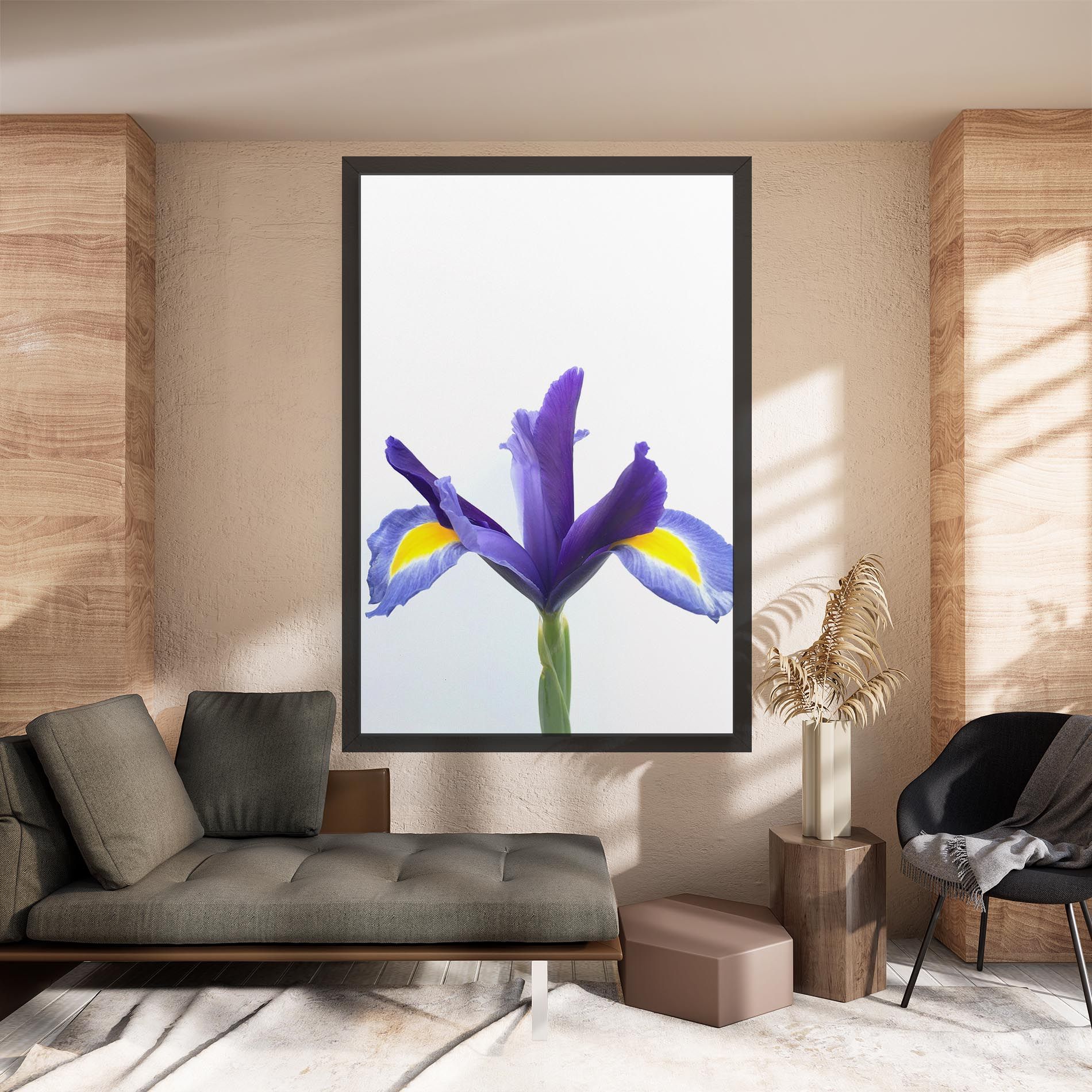 Yellow Color Iris mockup 8